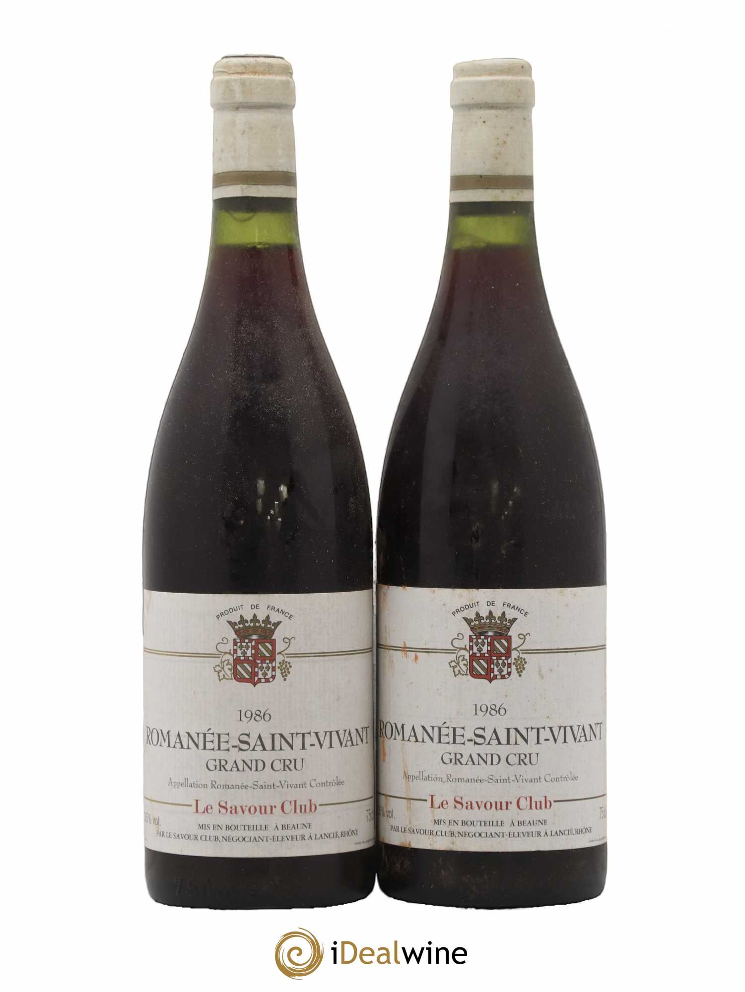 Romanée-Saint-Vivant Grand Cru Savour Club 1986 - Lot de 2 bouteilles - 0