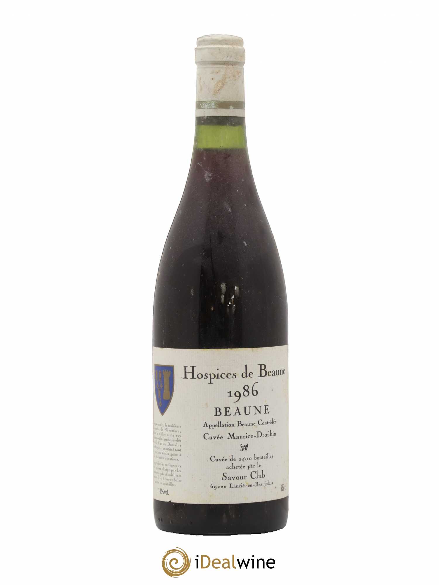 Beaune Maurice Drouhin Hospice de Beaune Savour Club 1986 - Posten von 1 Flasche - 0