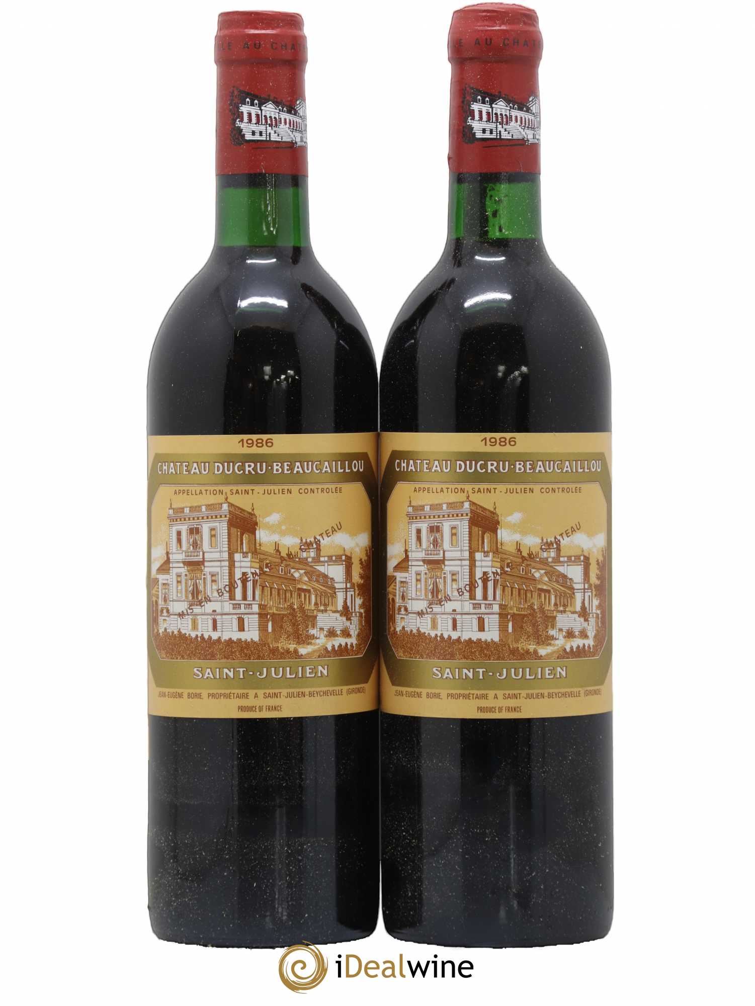 Château Ducru Beaucaillou 2ème Grand Cru Classé 1986 - Lot de 2 bouteilles - 0