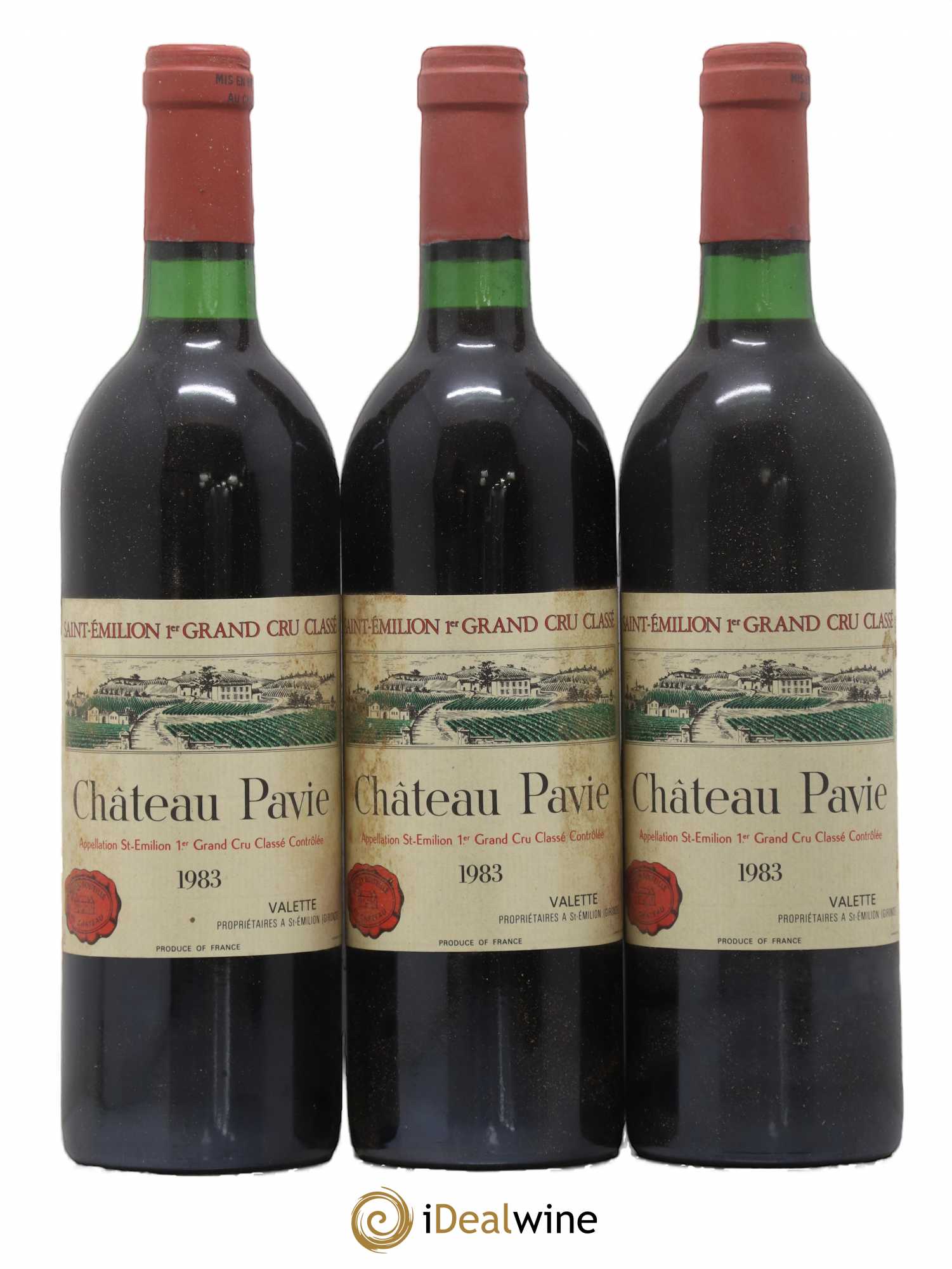 Château Pavie 1er Grand Cru Classé A 1983 - Lot de 6 bouteilles - 1