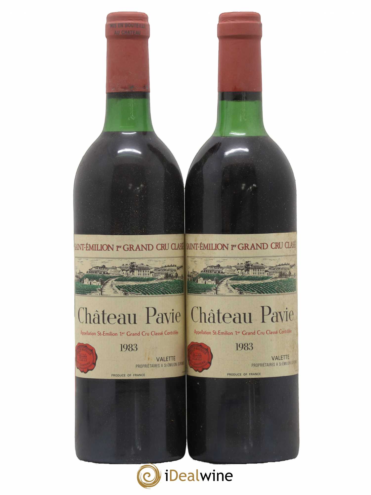 Château Pavie 1er Grand Cru Classé A 1983 - Lot de 2 bouteilles - 0