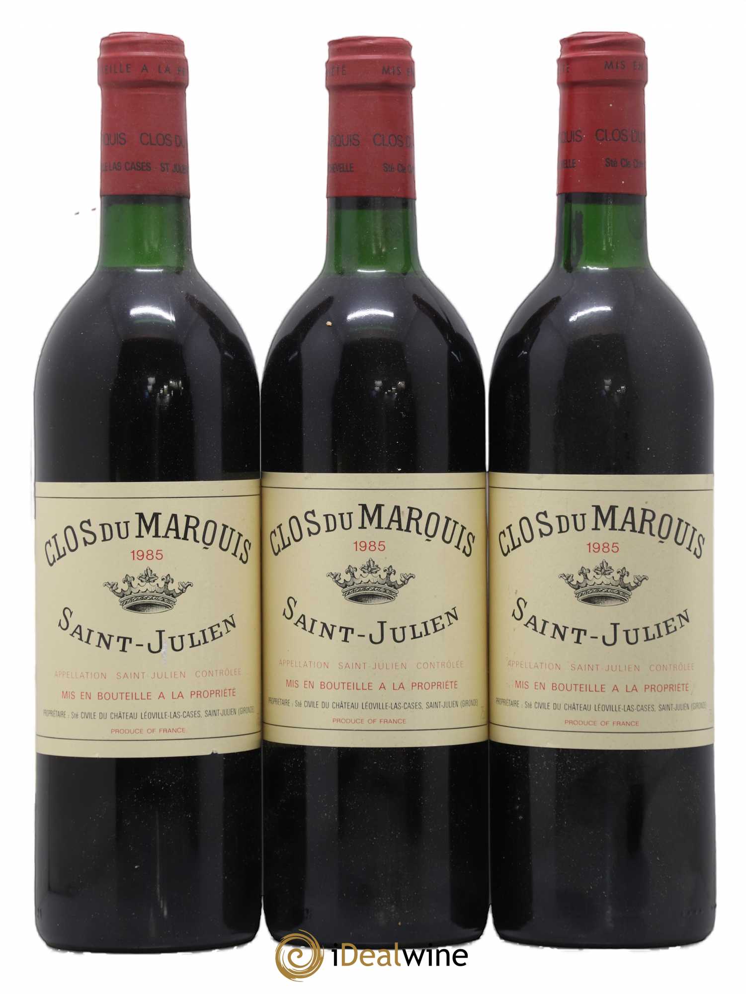 Clos du Marquis 1985 - Lot de 6 bouteilles - 1