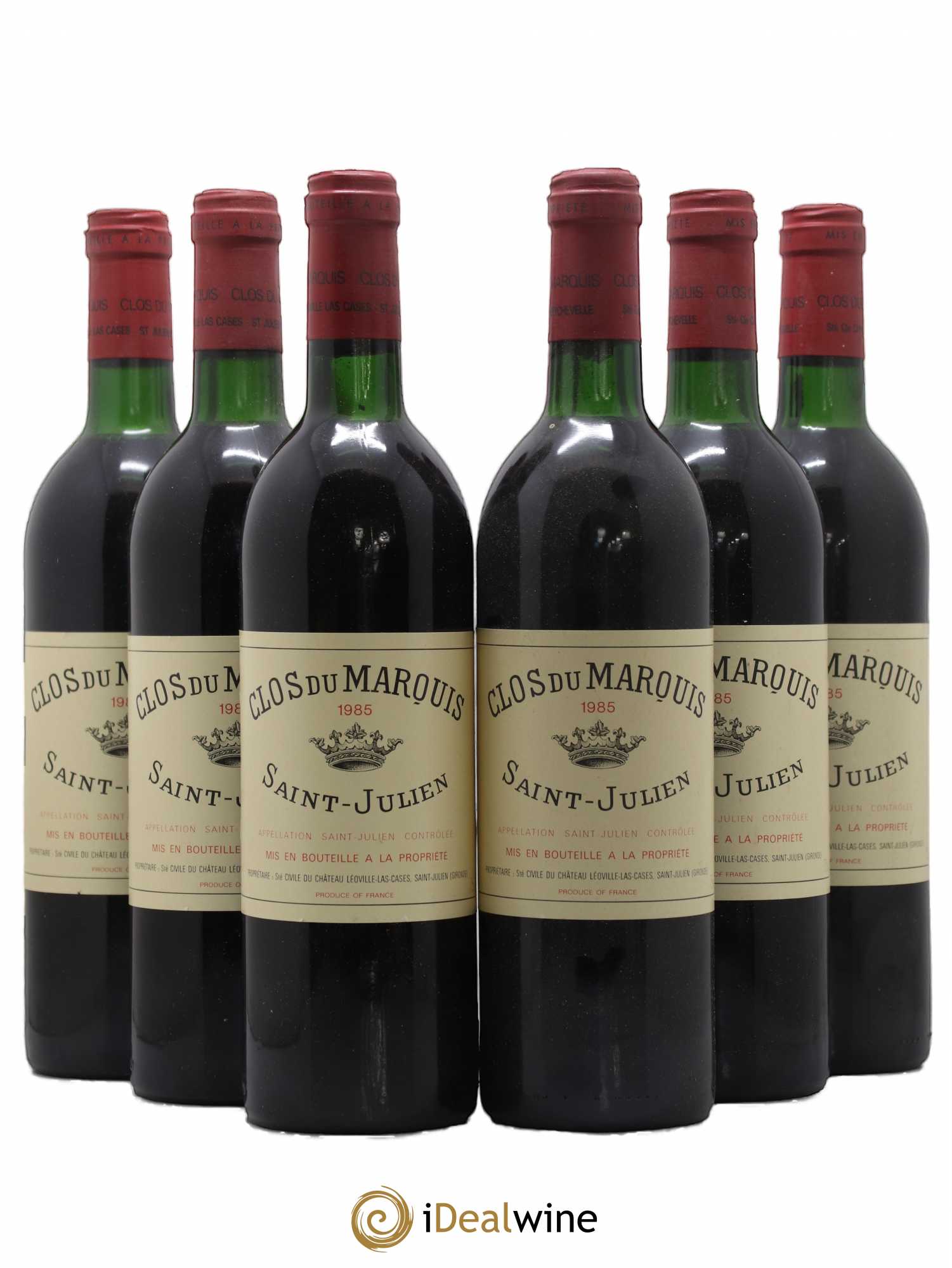 Clos du Marquis 1985 - Lot de 6 bouteilles - 0