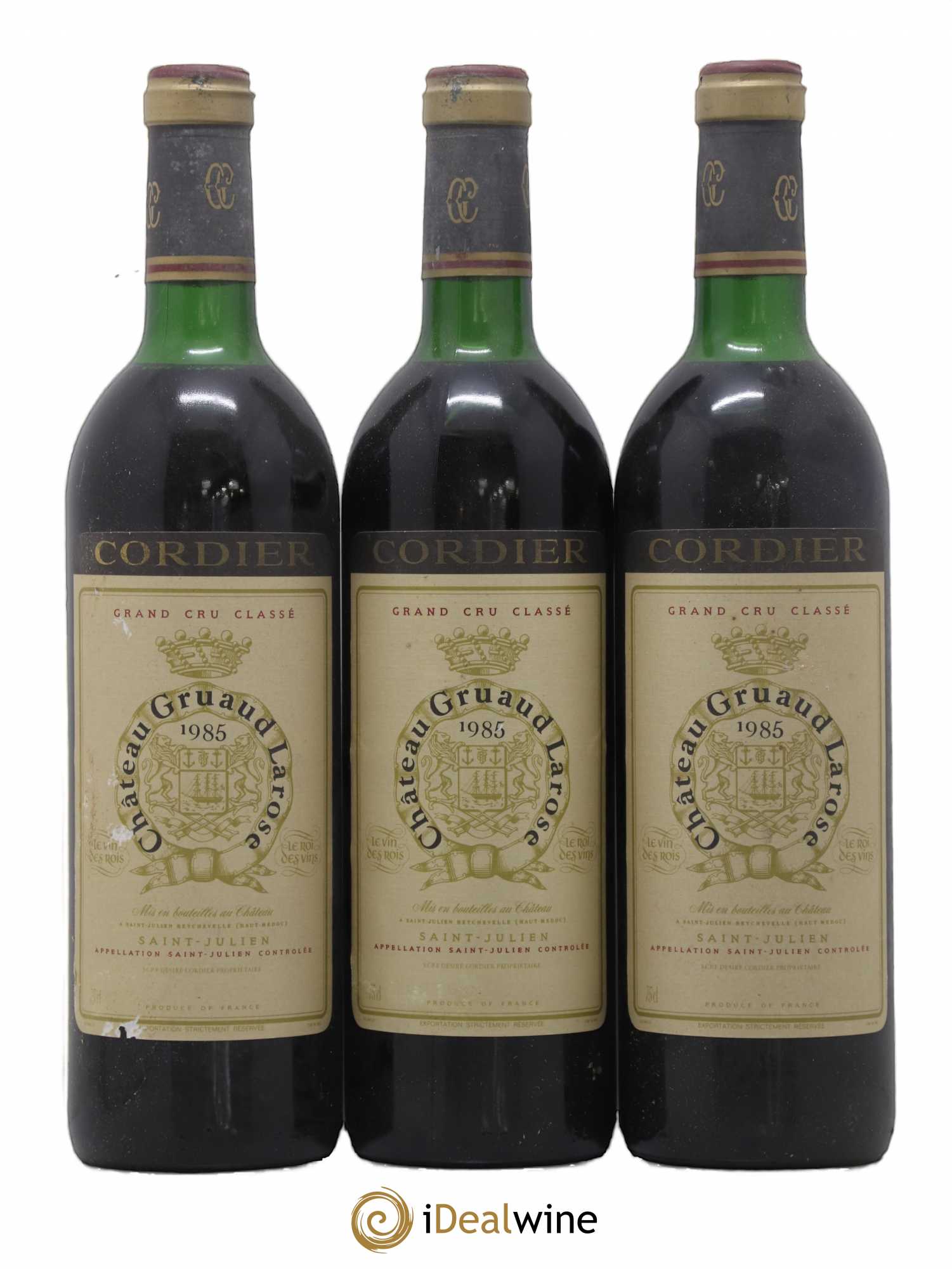 Château Gruaud Larose 2ème Grand Cru Classé 1985 - Lot de 3 bouteilles - 0
