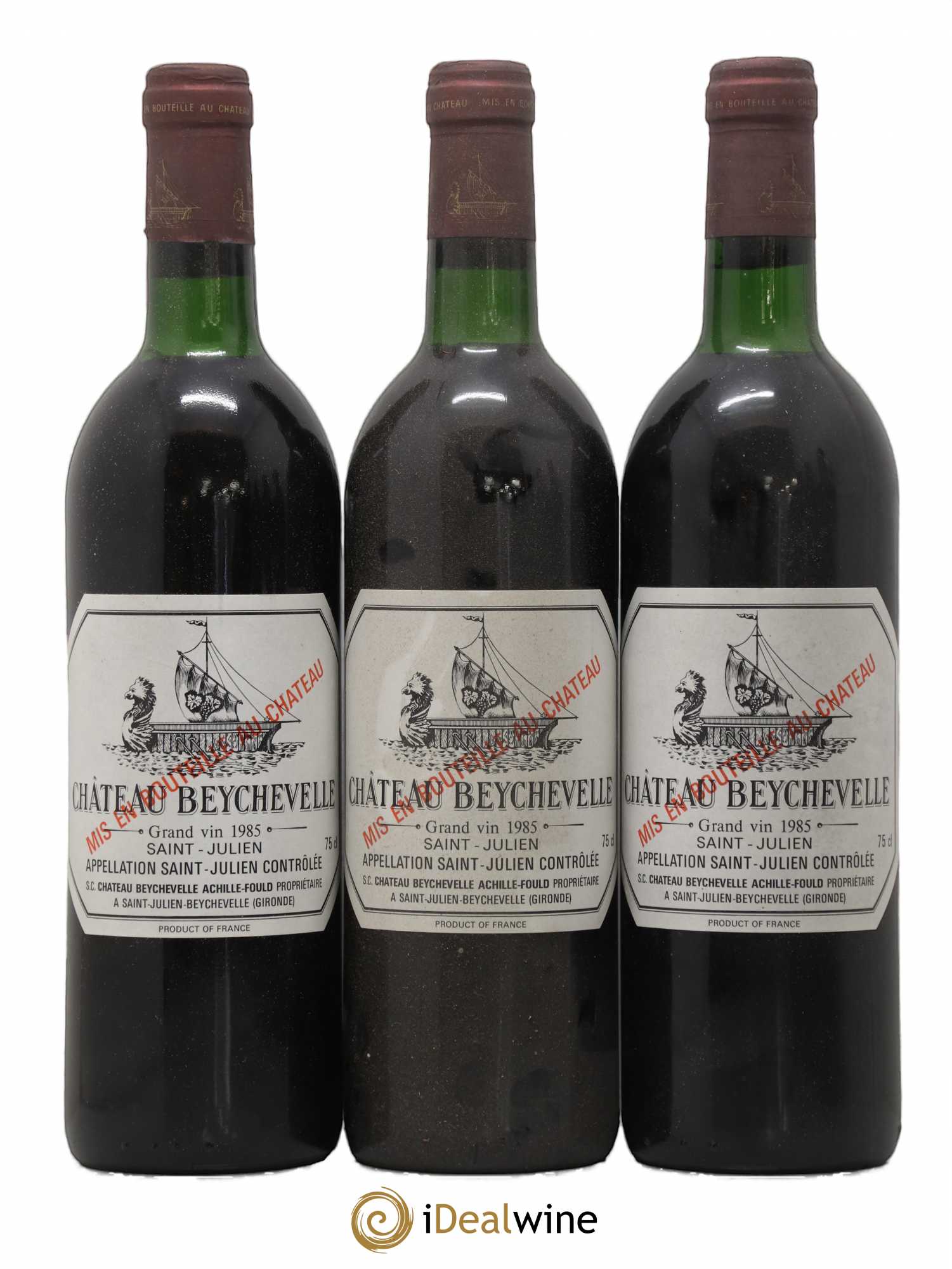 Château Beychevelle 4ème Grand Cru Classé 1985 - Lot de 6 bouteilles - 2
