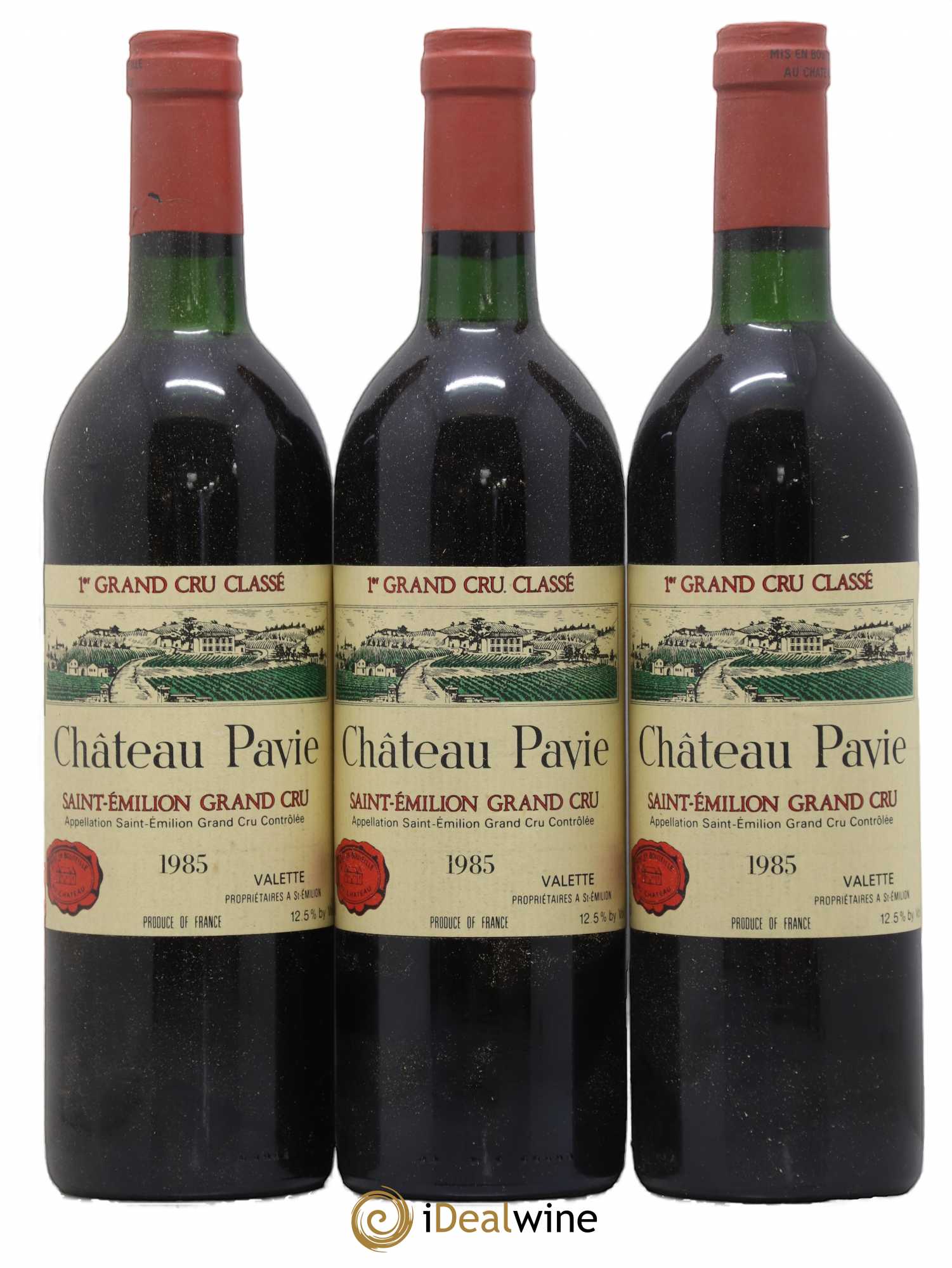 Château Pavie 1er Grand Cru Classé A 1985 - Lot de 12 bouteilles - 2
