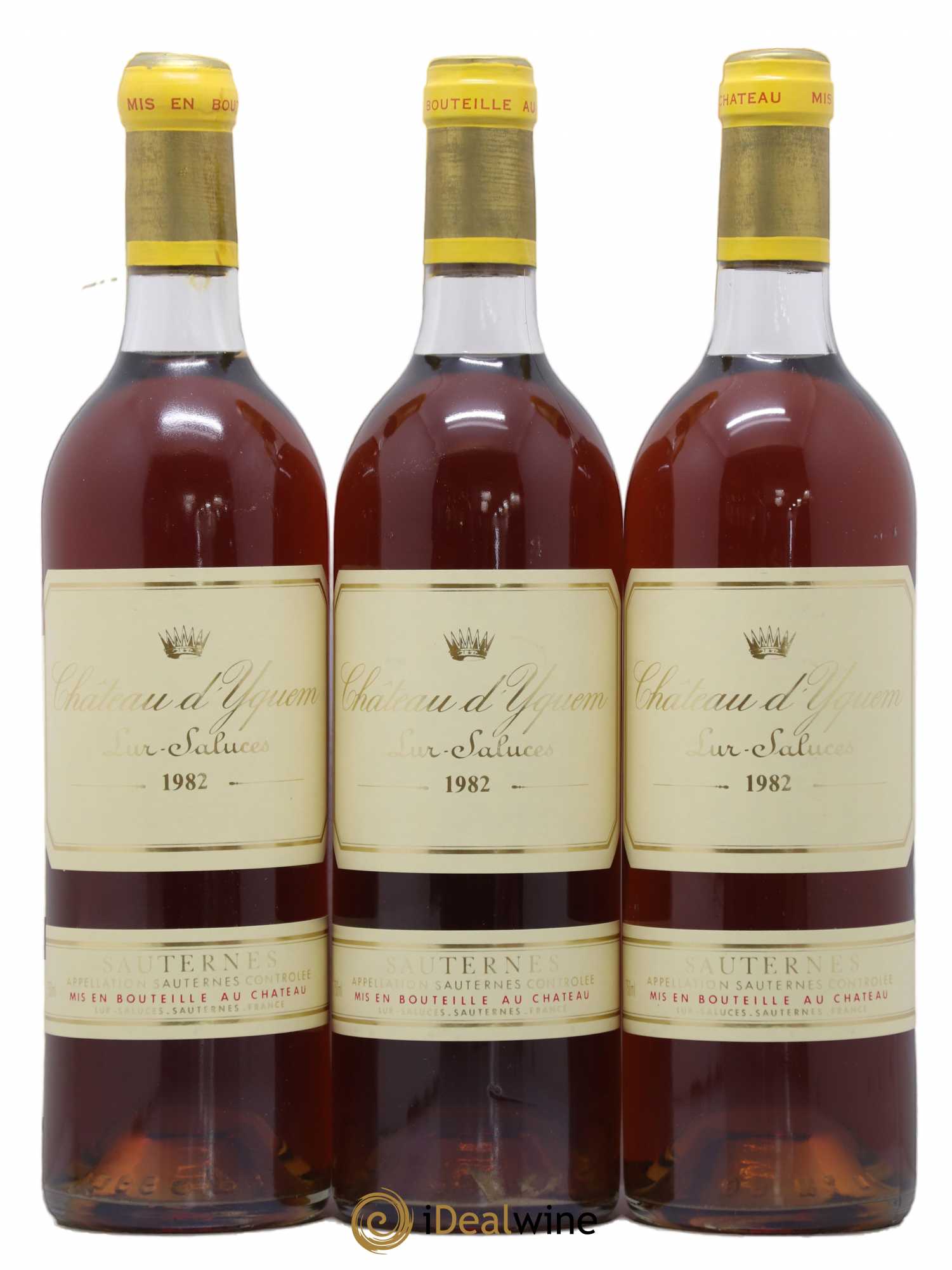 Château d' Yquem 1er Cru Classé Supérieur 1982 - Lotto di 3 bottiglie - 0
