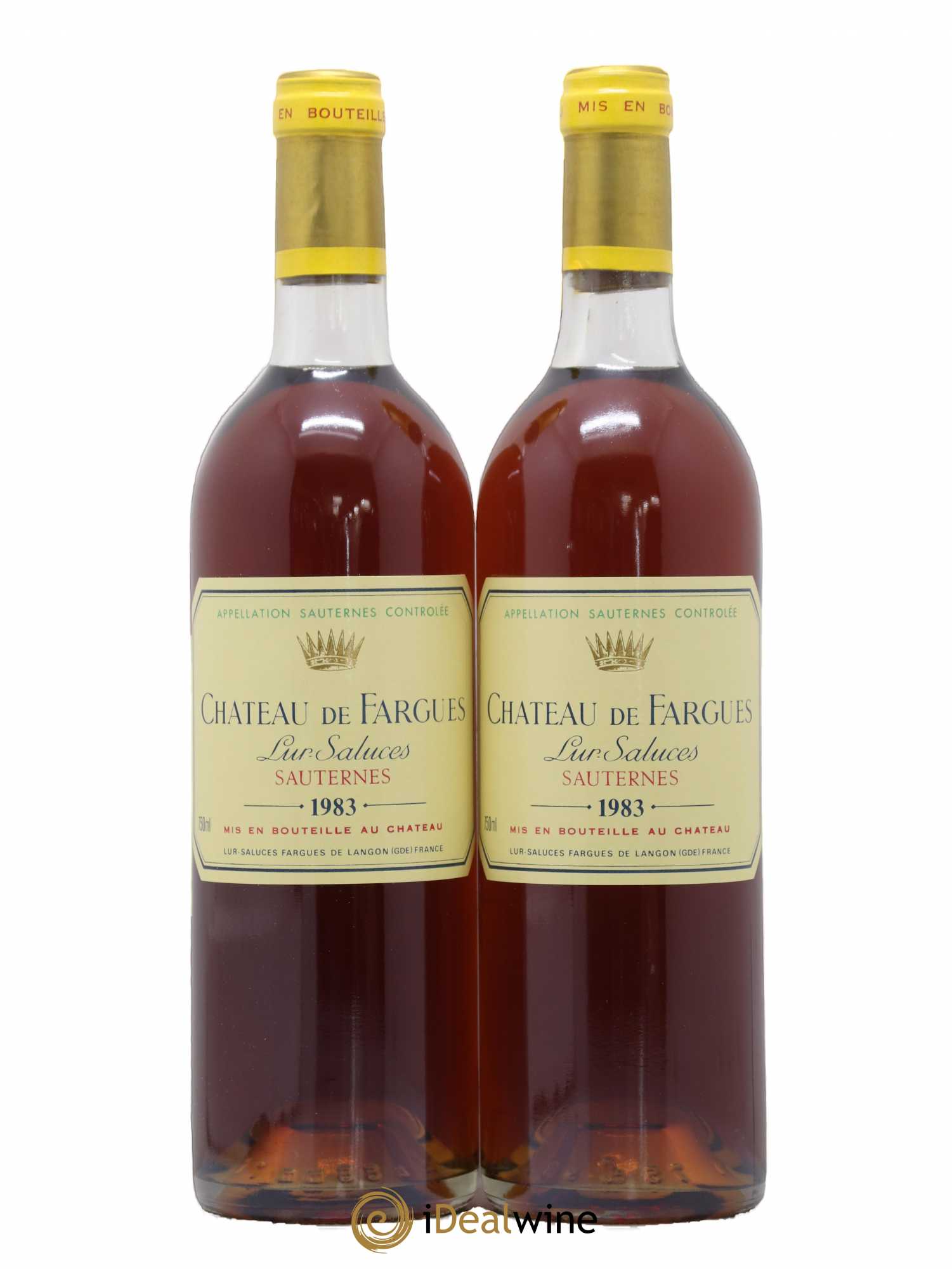 Château de Fargues 1983 - Lotto di 2 bottiglie - 0