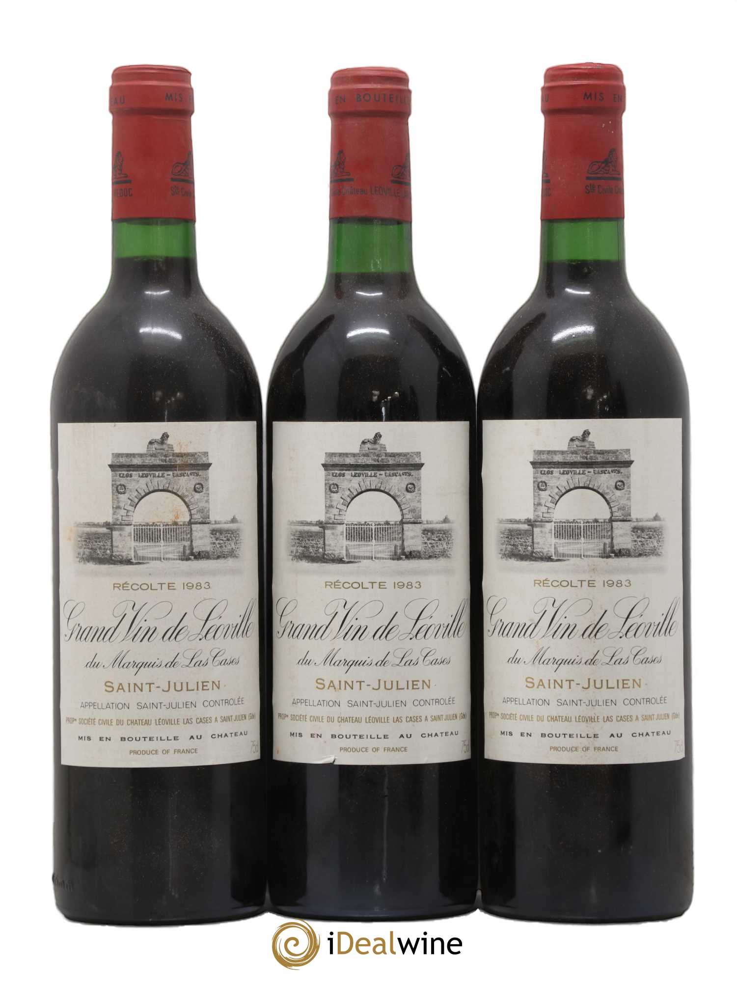 Château Léoville Las Cases 2ème Grand Cru Classé 1983 - Lot de 6 bouteilles - 1
