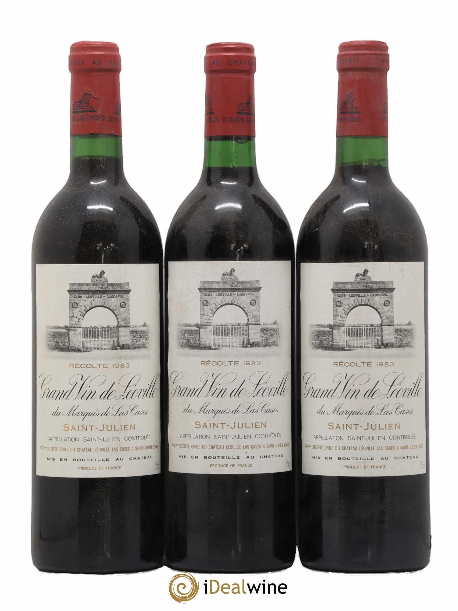 Château Léoville Las Cases 2ème Grand Cru Classé 1983 - Lot de 6 bouteilles - 2