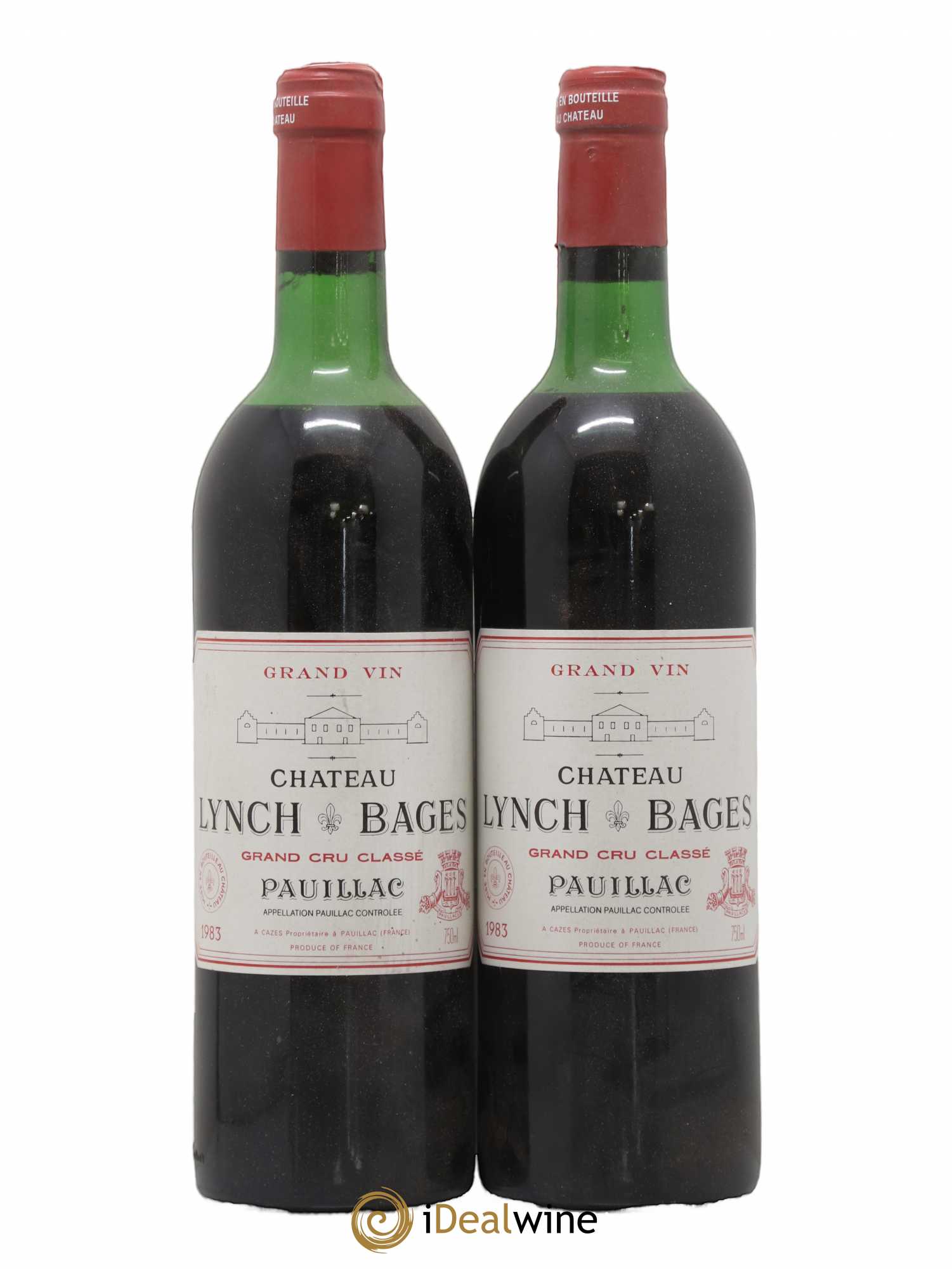 Château Lynch Bages 5ème Grand Cru Classé 1983 - Lot de 2 bouteilles - 0