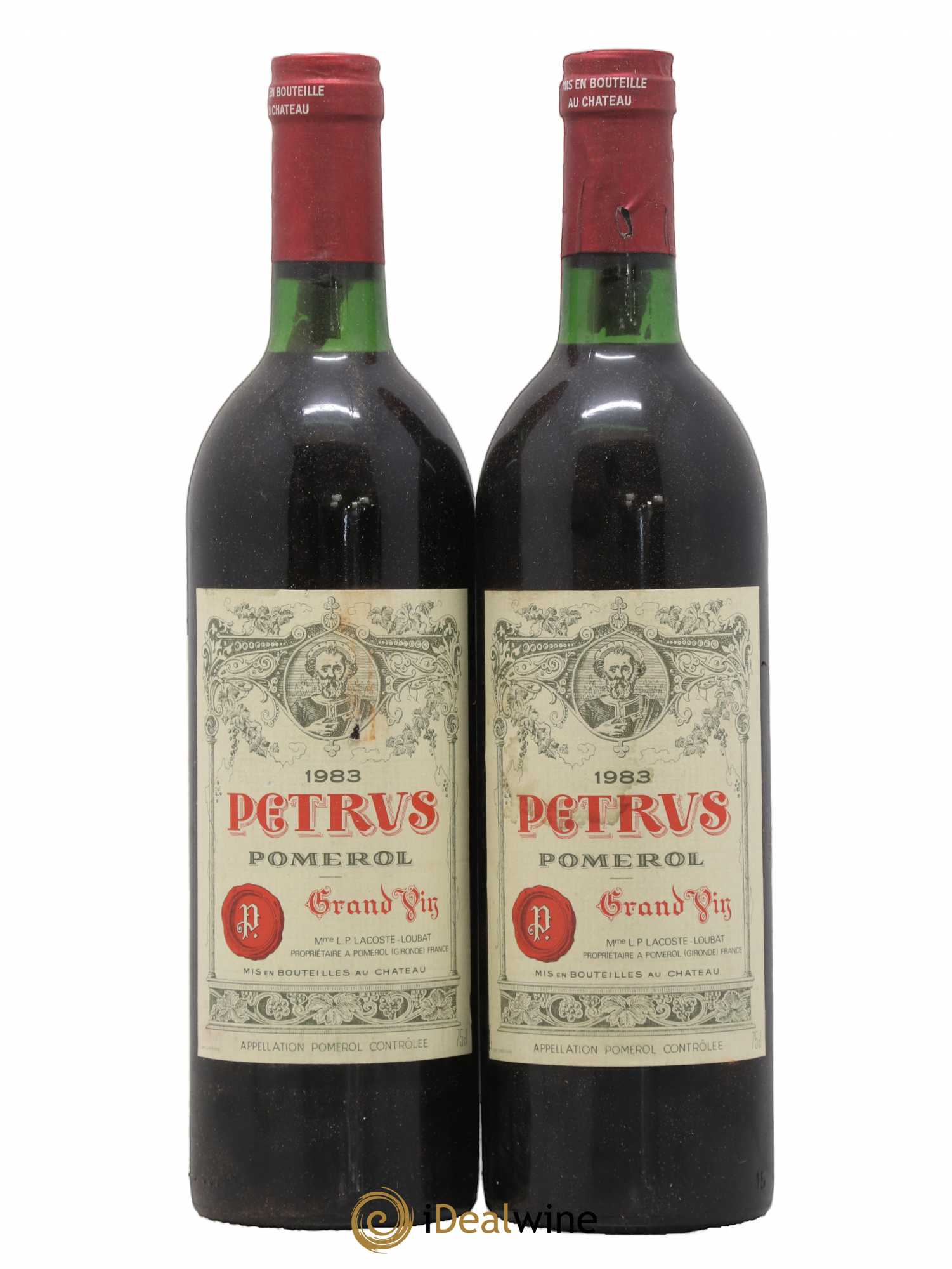 Petrus 1983 - Lot de 2 bouteilles - 0
