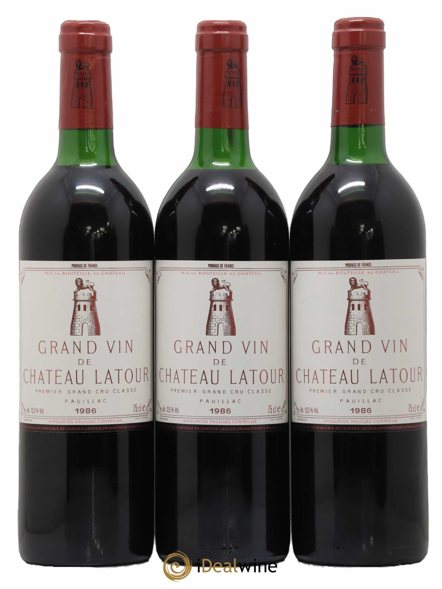 Château Latour 1er Grand Cru Classé 1986 - Lot de 6 bouteilles - 1