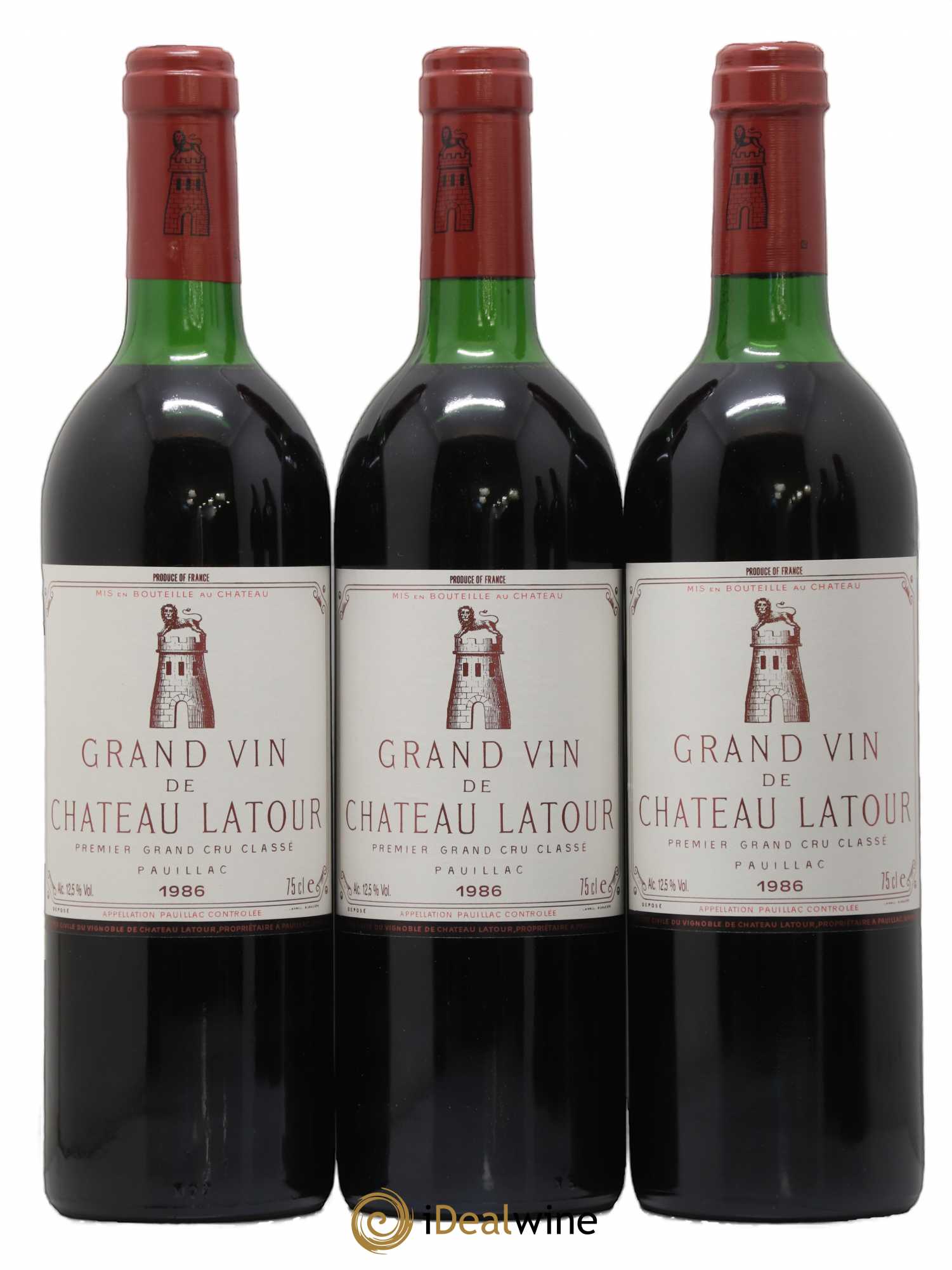 Château Latour 1er Grand Cru Classé 1986 - Lot de 6 bouteilles - 2