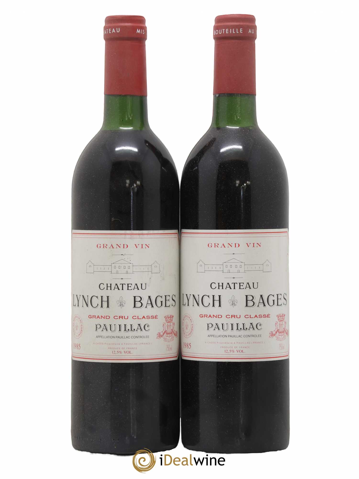 Château Lynch Bages 5ème Grand Cru Classé 1985 - Lot de 2 bouteilles - 0