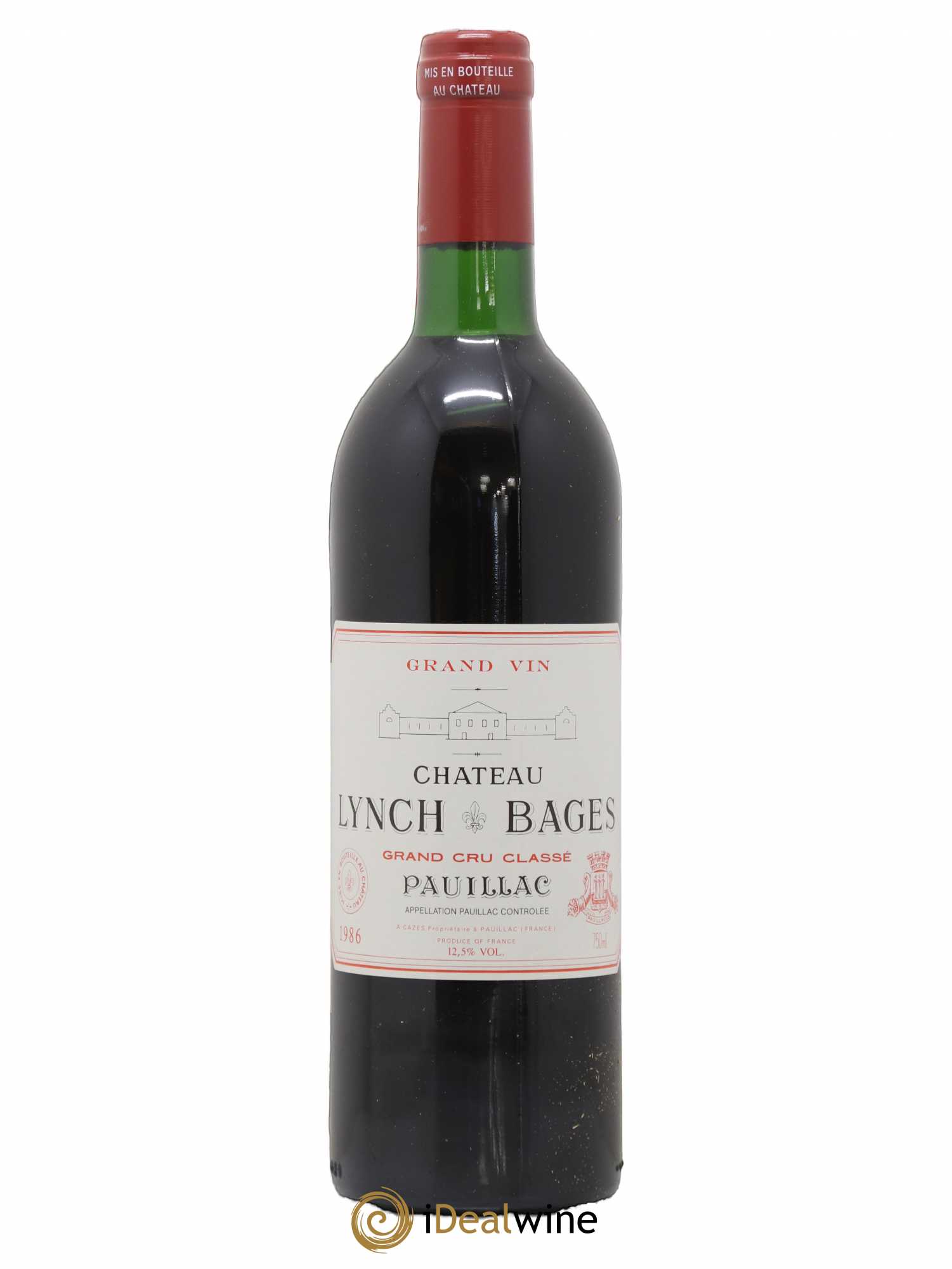 Château Lynch Bages 5ème Grand Cru Classé 1986 - Lot de 1 bouteille - 0