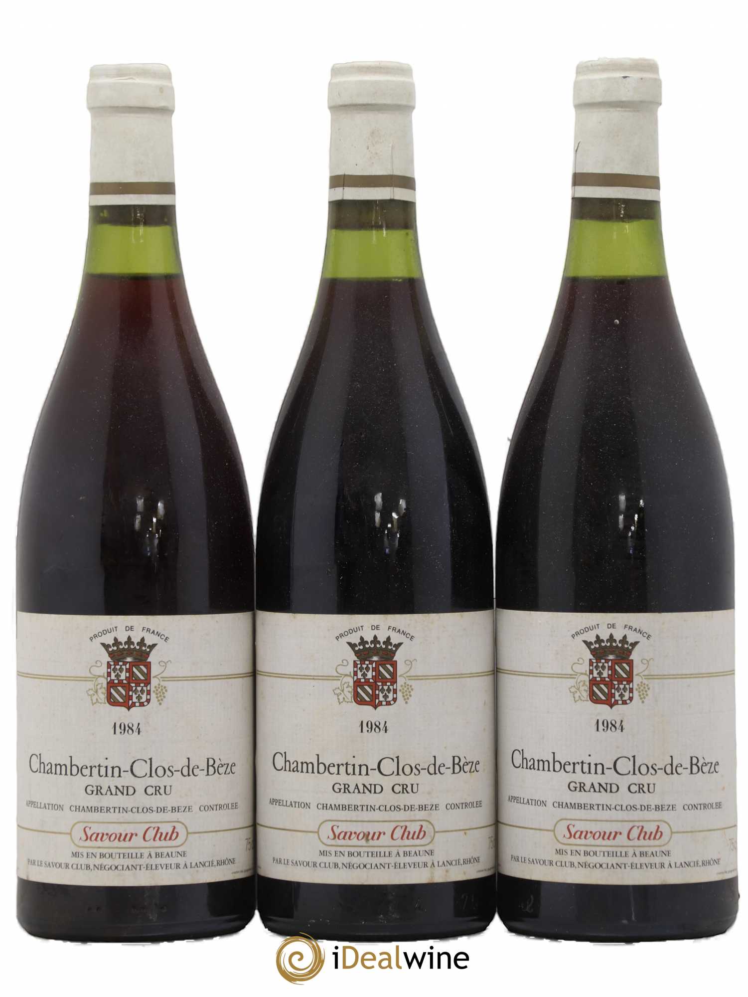 Chambertin Clos de Bèze Grand Cru Savour Club 1984 - Lot de 3 bouteilles - 0