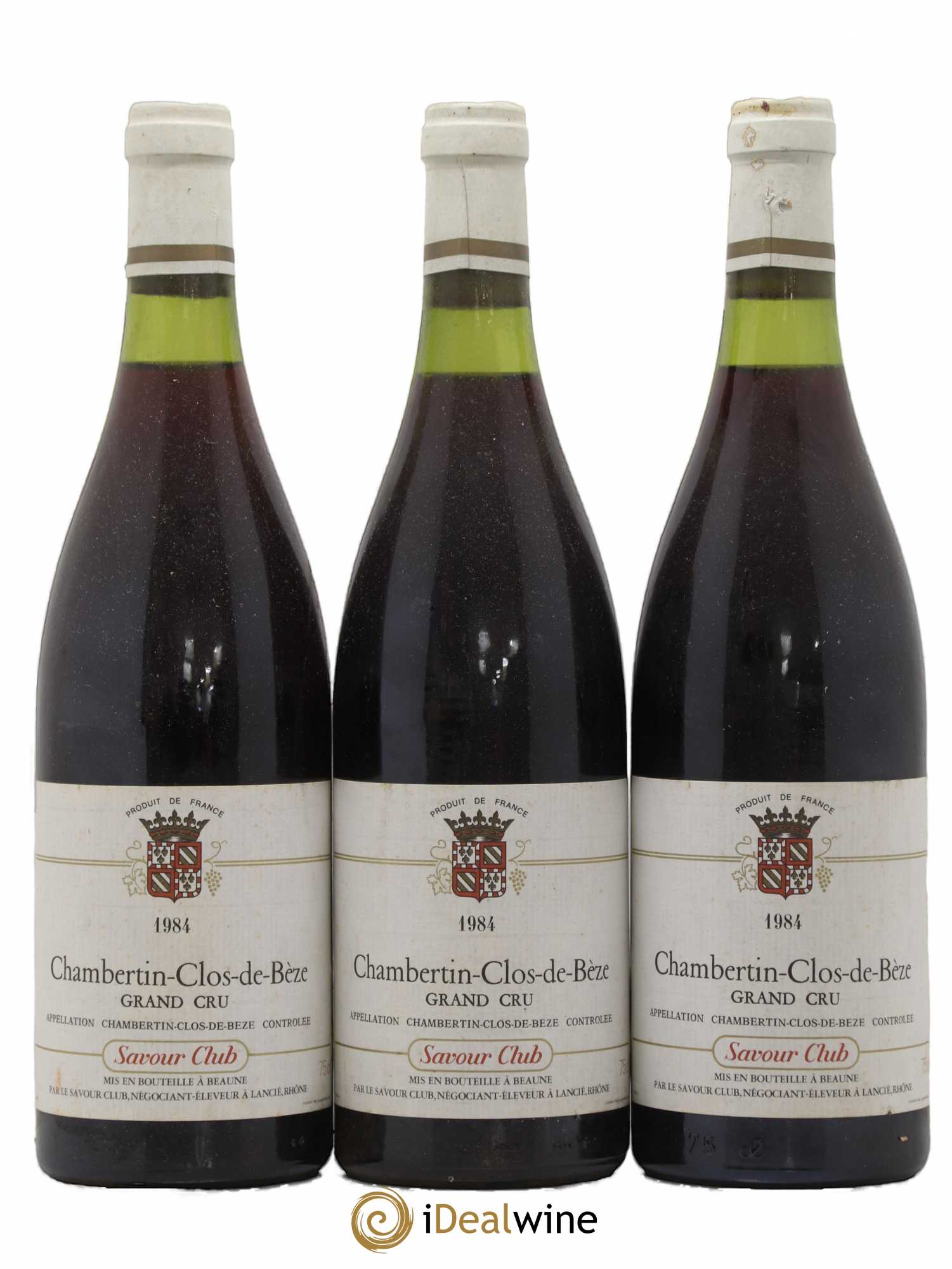 Chambertin Clos de Bèze Grand Cru Savour Club 1984 - Lot de 3 bouteilles - 0