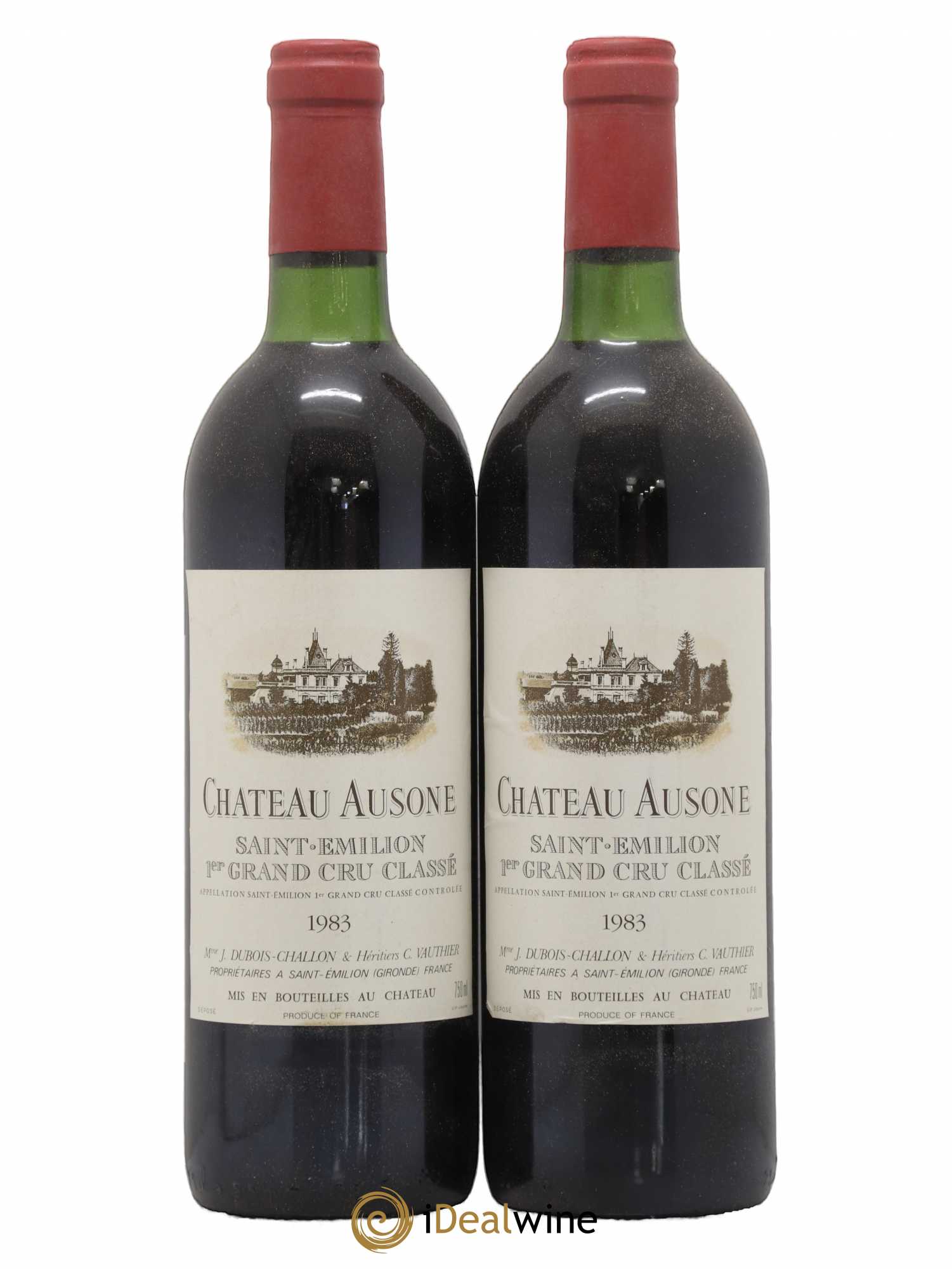 Château Ausone 1er Grand Cru Classé A 1983 - Lot de 2 bouteilles - 0
