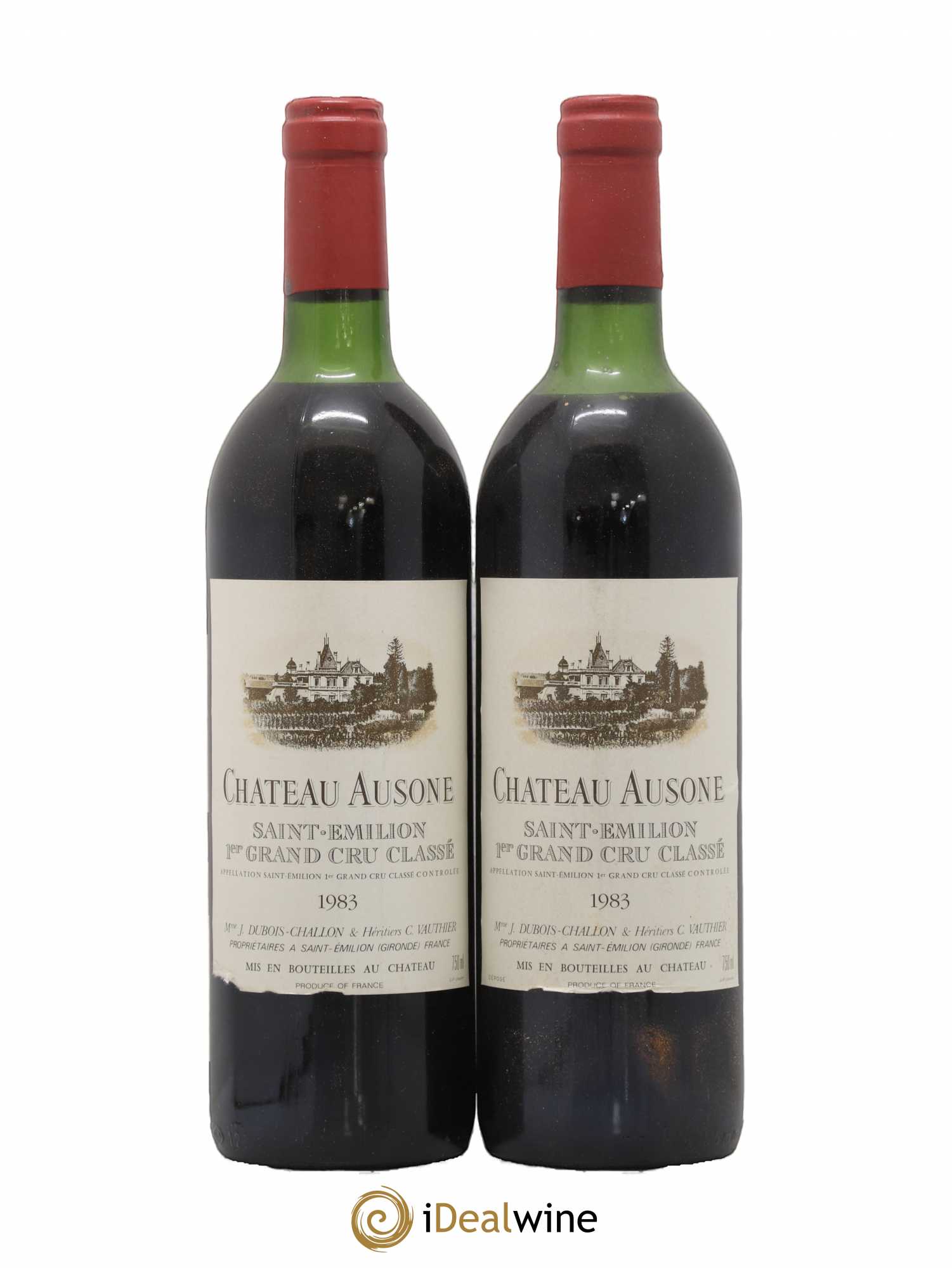 Château Ausone 1er Grand Cru Classé A 1983 - Lot de 2 bouteilles - 0