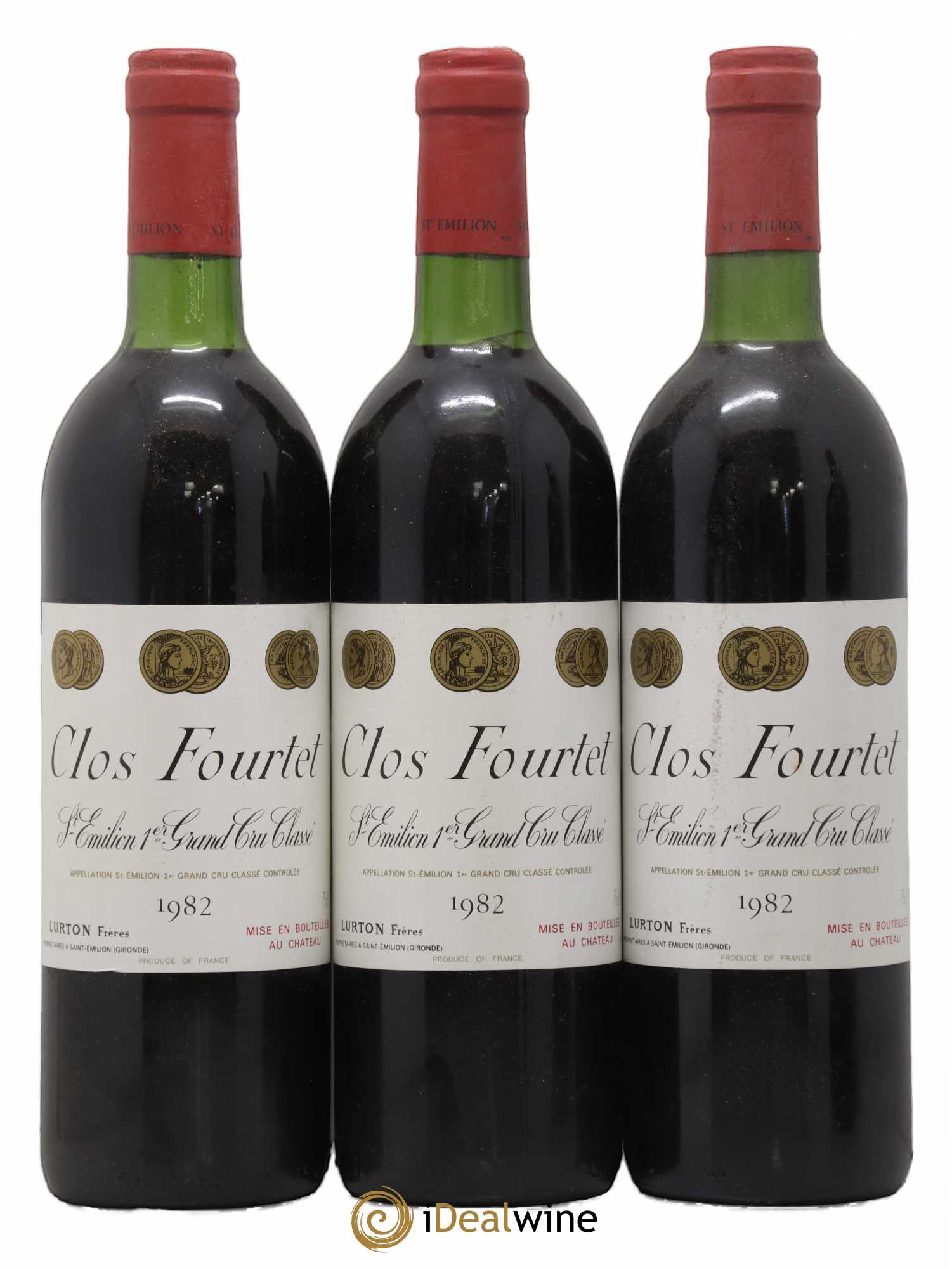 Clos Fourtet 1er Grand Cru Classé B 1982 - Lot de 6 bouteilles - 2