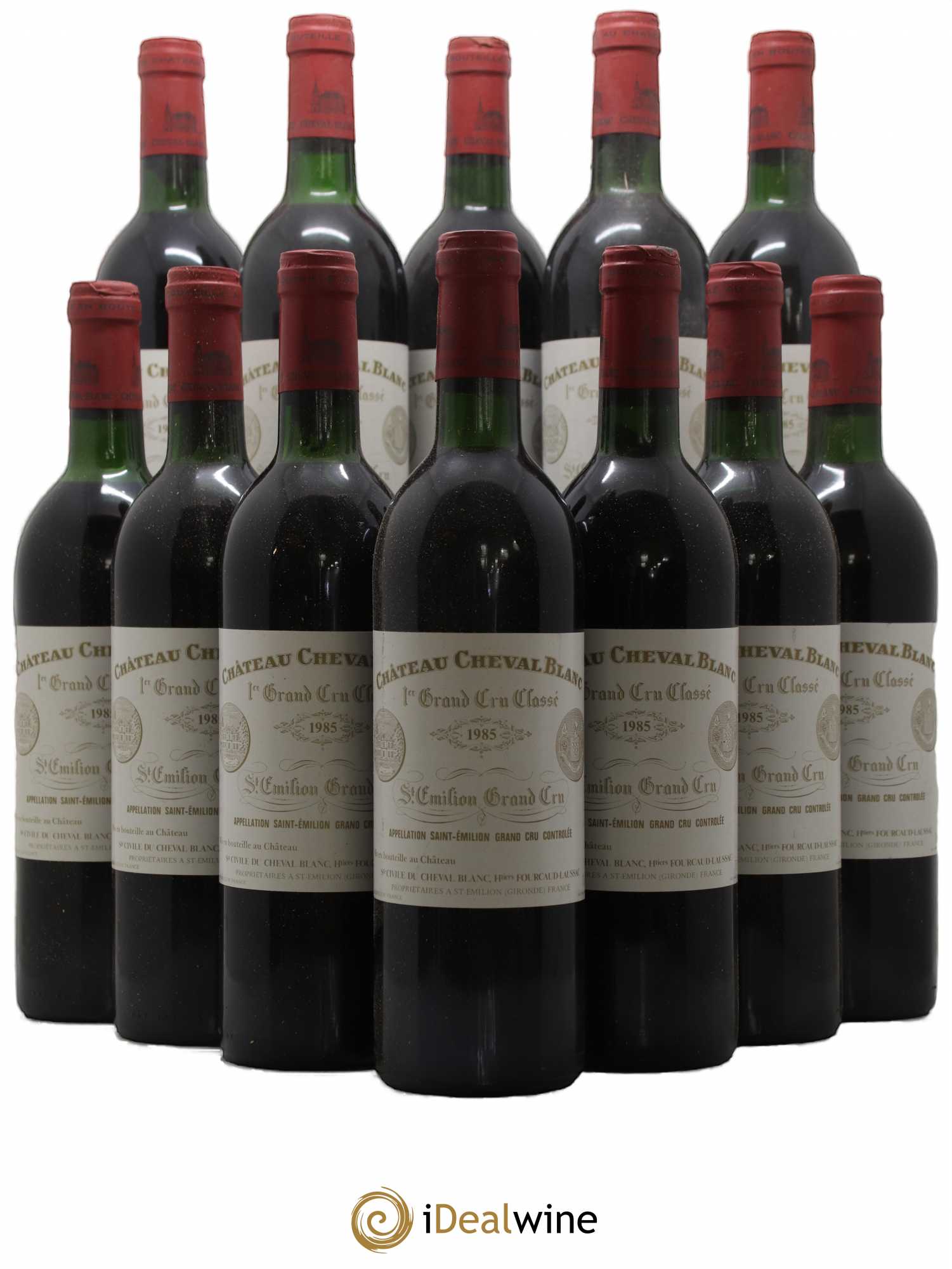 Château Cheval Blanc 1er Grand Cru Classé A 1985 - Lot de 12 bouteilles - 0