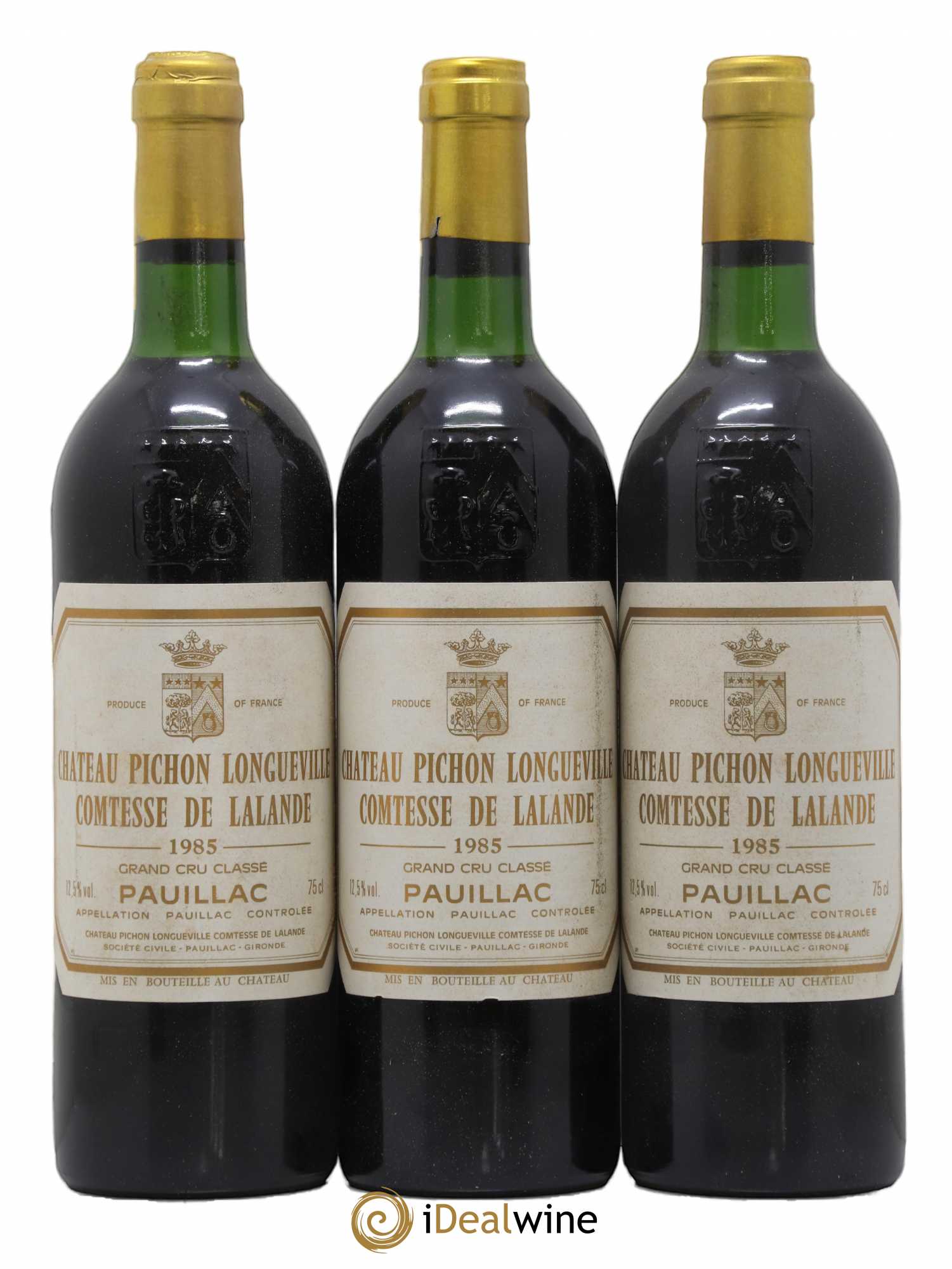 Château Pichon Longueville Comtesse de Lalande 2ème Grand Cru Classé 1985 - Lot de 6 bouteilles - 1