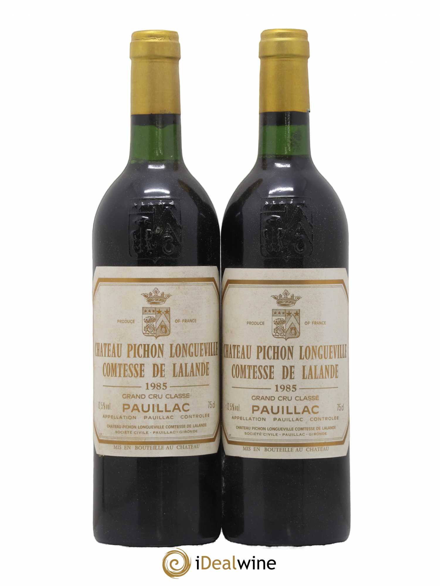 Château Pichon Longueville Comtesse de Lalande 2ème Grand Cru Classé 1985 - Lot de 2 bouteilles - 0