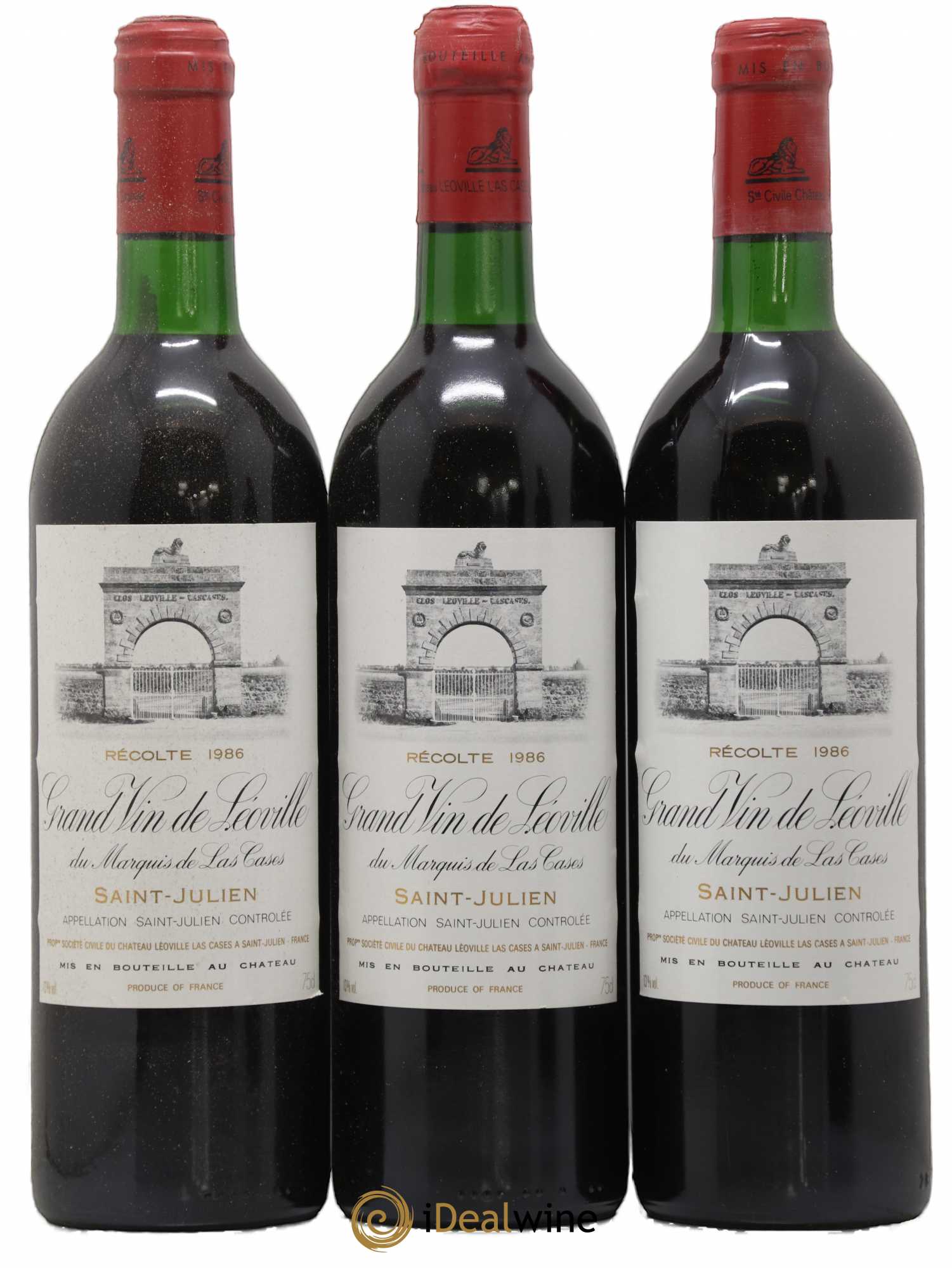 Château Léoville Las Cases 2ème Grand Cru Classé 1986 - Lot de 6 bouteilles - 2