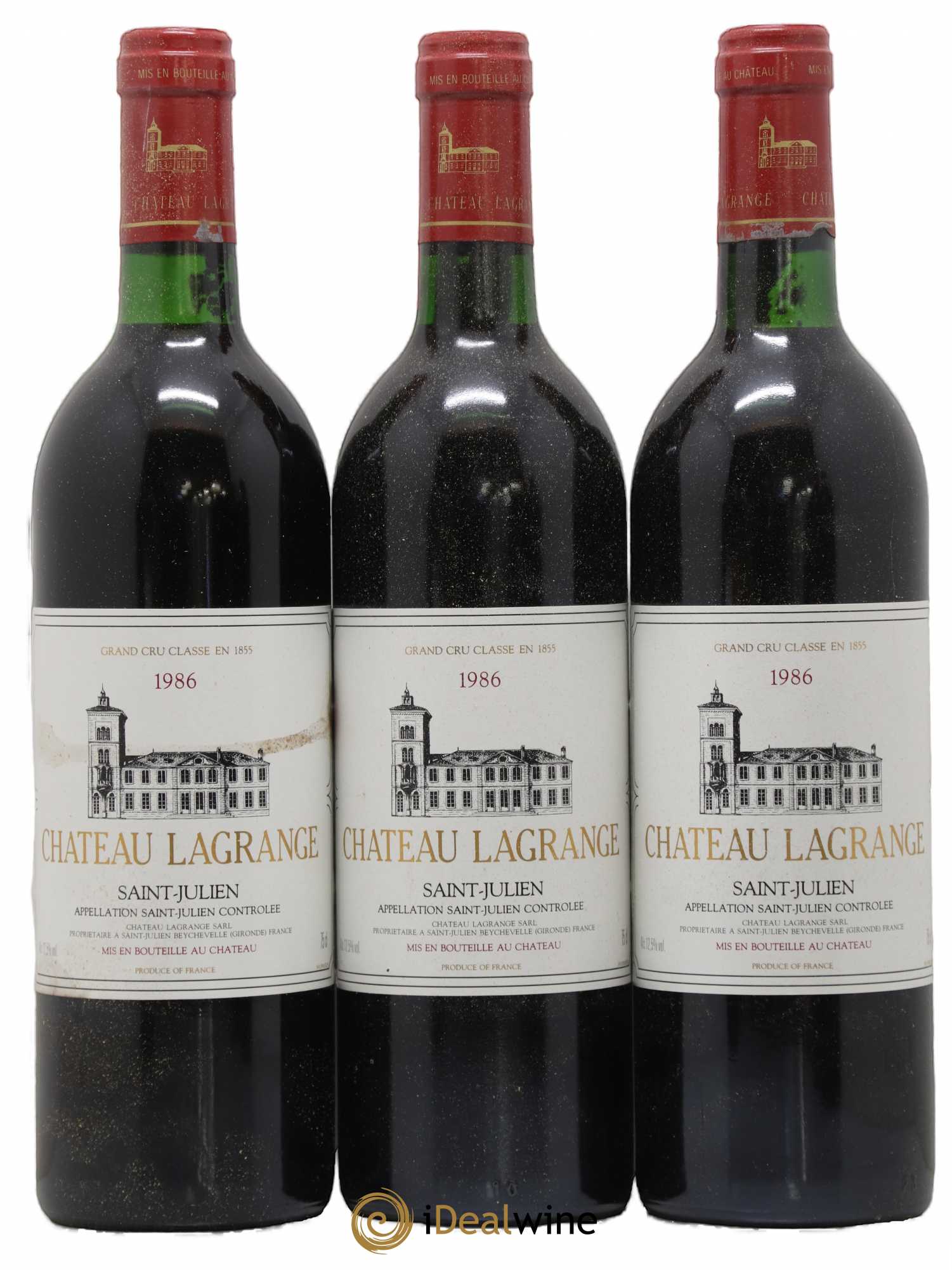 Château Lagrange 3ème Grand Cru Classé 1986 - Lot de 6 bouteilles - 1