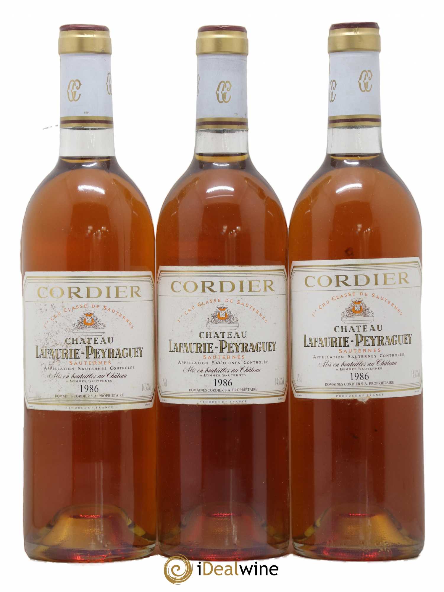 Château Lafaurie-Peyraguey 1er Grand Cru Classé 1986 - Lotto di 6 bottiglie - 2