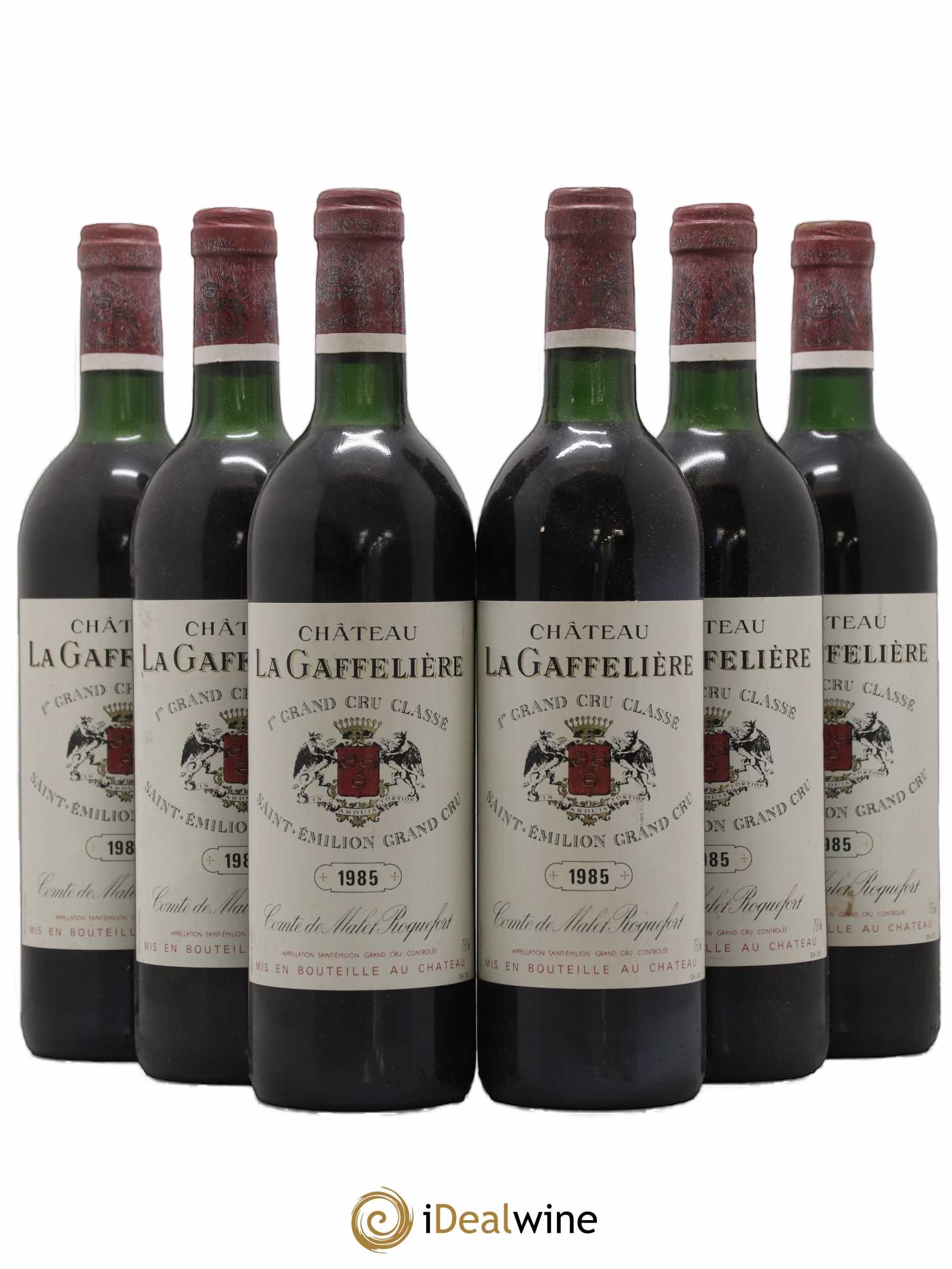 Château la Gaffelière 1er Grand Cru Classé B 1985 - Lot de 6 bouteilles - 0