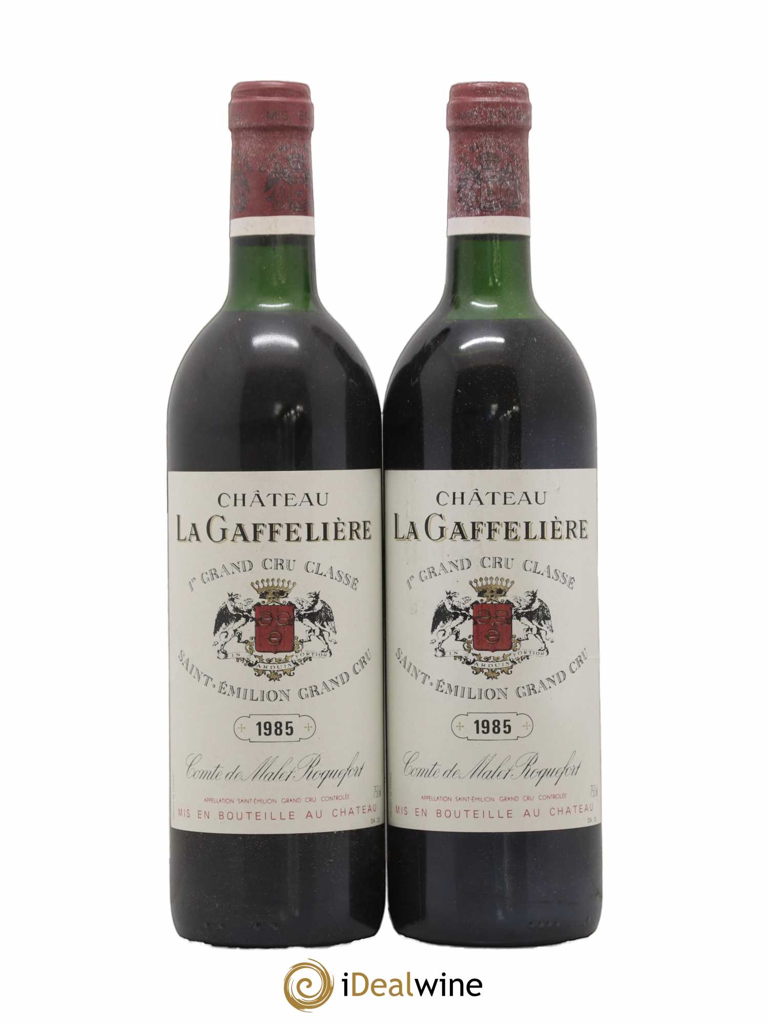 Château la Gaffelière 1er Grand Cru Classé B 1985 - Lot de 2 bouteilles - 0