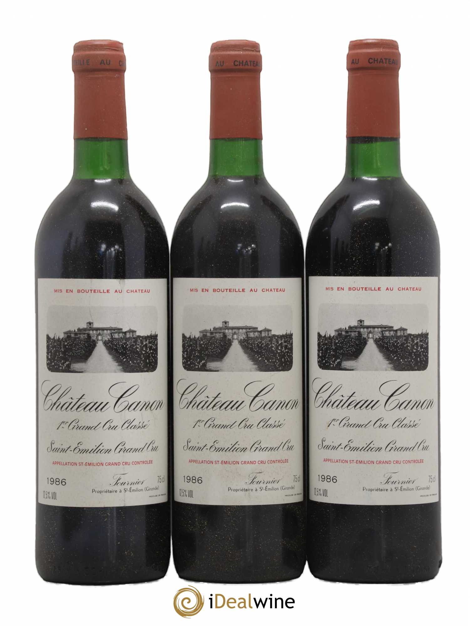 Château Canon 1er Grand Cru Classé B 1986 - Lot de 6 bouteilles - 1