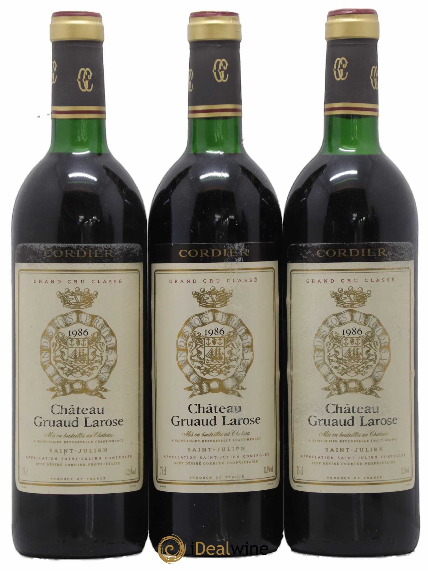 Château Gruaud Larose 2ème Grand Cru Classé 1986 - Lot de 6 bouteilles - 1