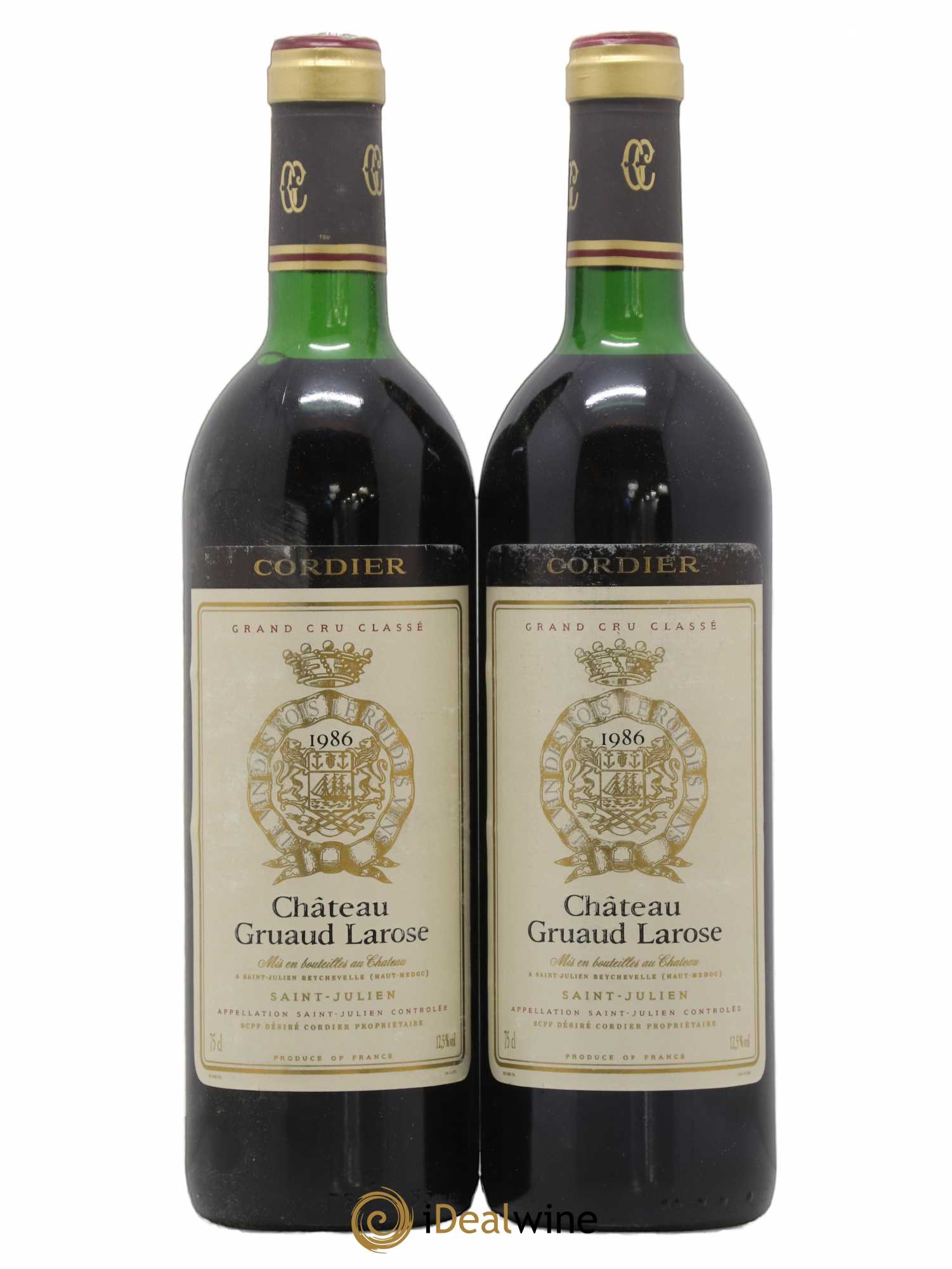 Château Gruaud Larose 2ème Grand Cru Classé 1986 - Lot de 2 bouteilles - 0