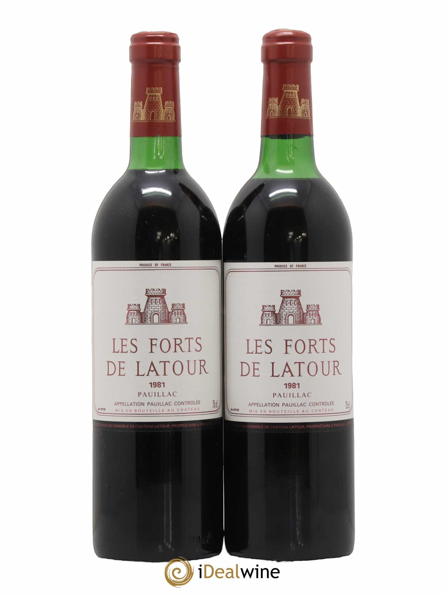 Les Forts de Latour Second Vin 1981 - Lot de 2 bouteilles - 0