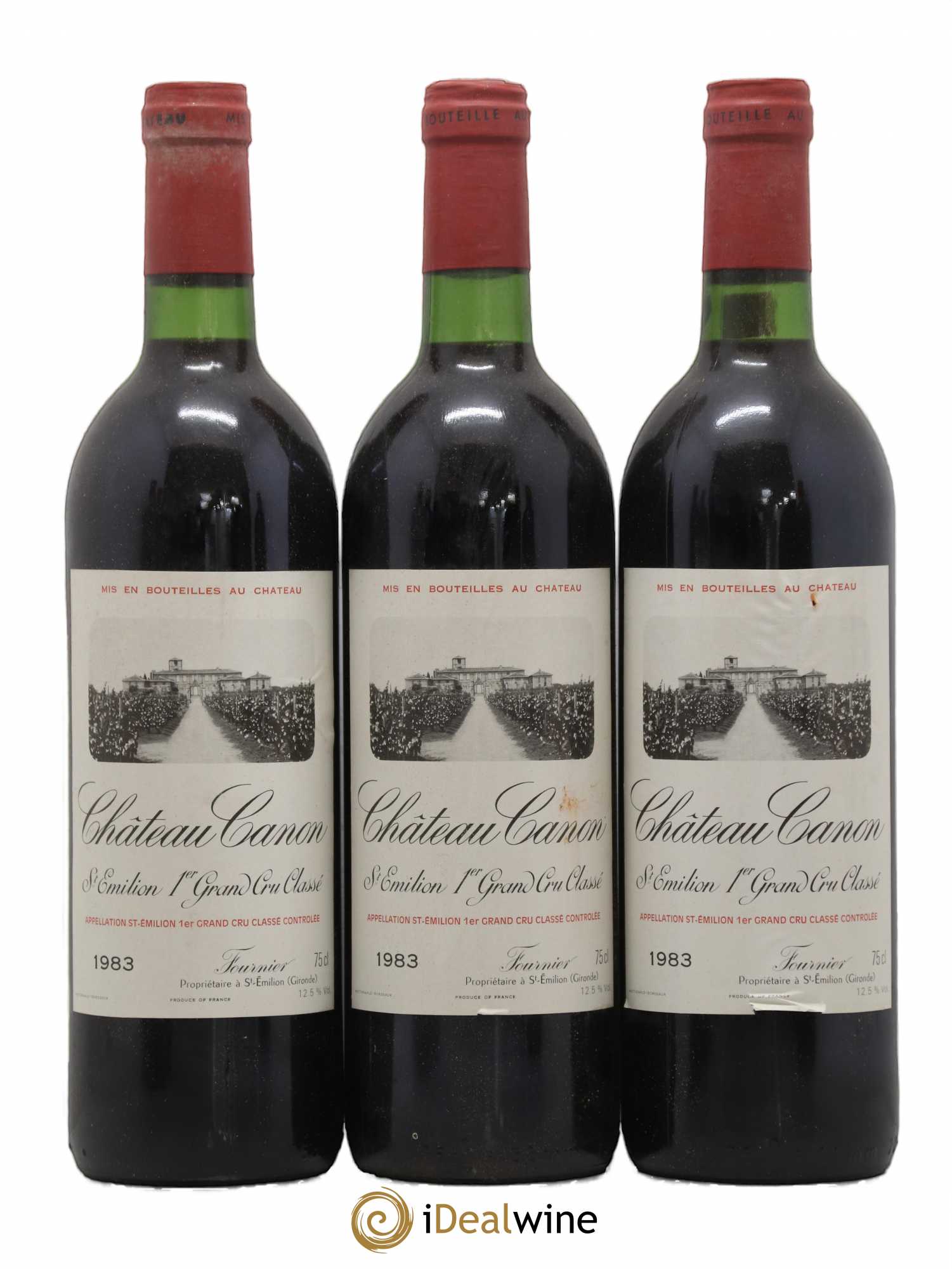 Château Canon 1er Grand Cru Classé B 1983 - Lot de 6 bouteilles - 1