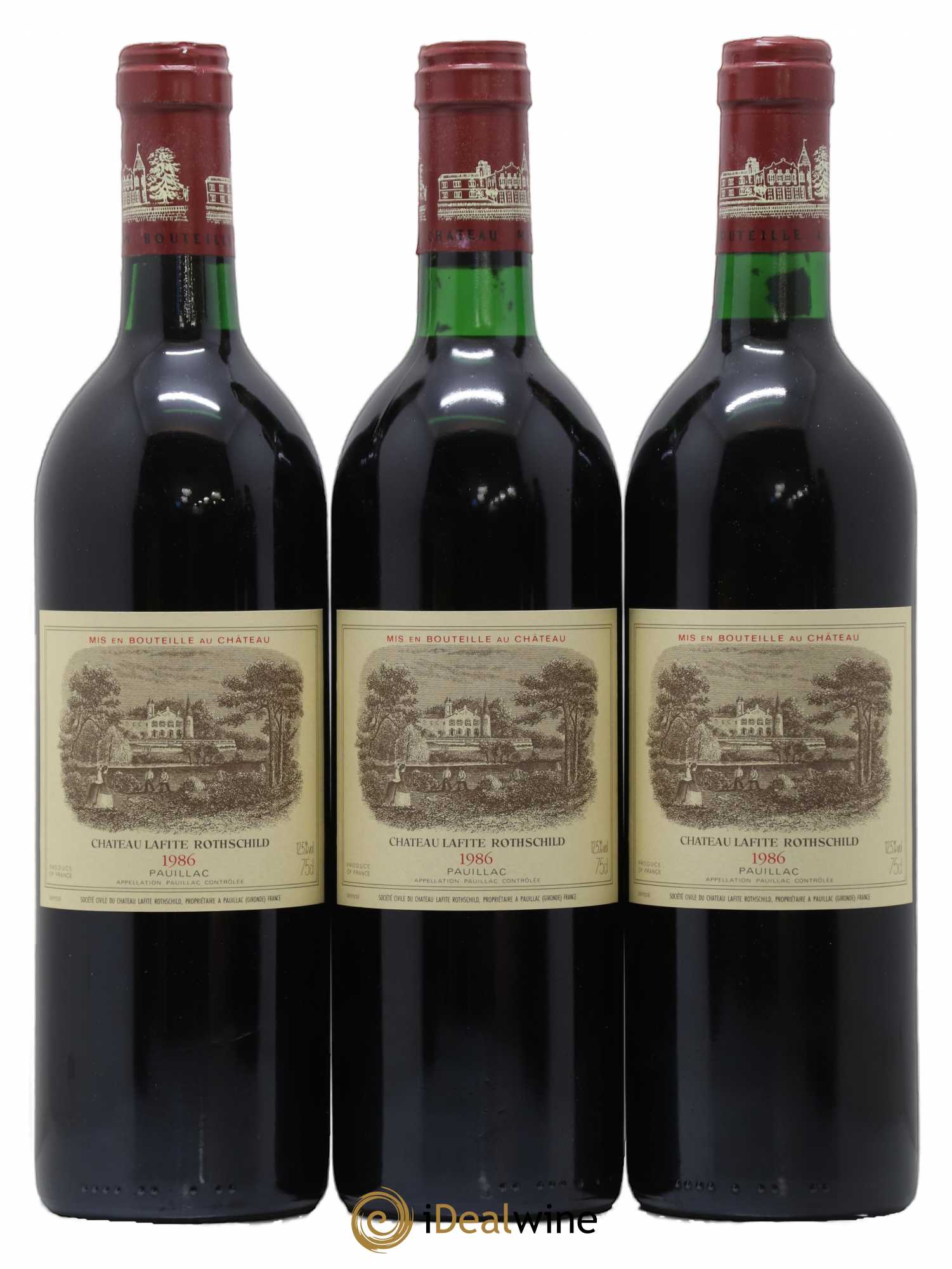 Château Lafite Rothschild 1er Grand Cru Classé 1986 - Lot de 6 bouteilles - 2