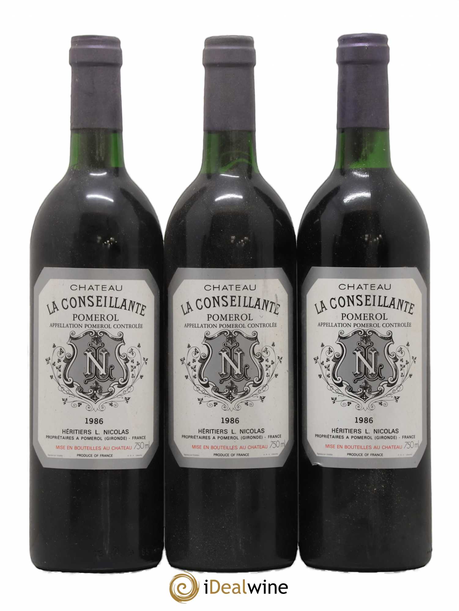 Château la Conseillante 1986 - Lot de 6 bouteilles - 1