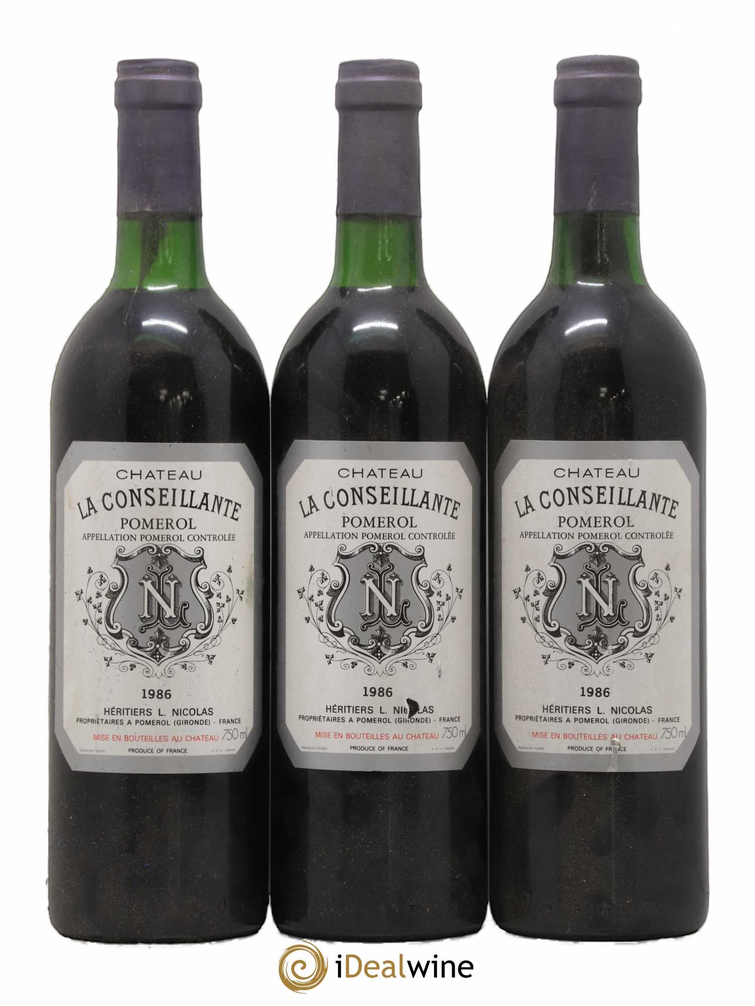 Château la Conseillante 1986 - Lot de 6 bouteilles - 2