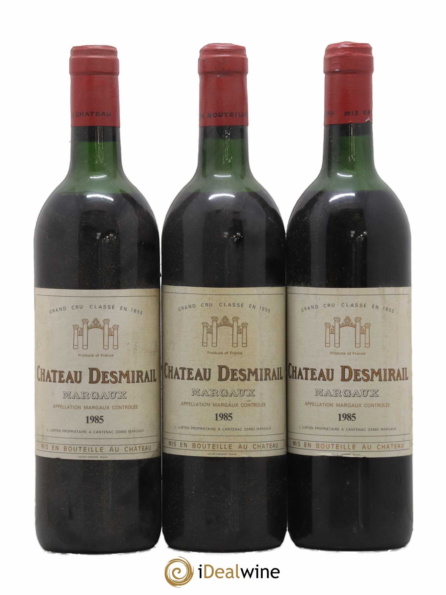 Château Desmirail 3ème Grand Cru Classé 1985 - Lot de 3 bouteilles - 0