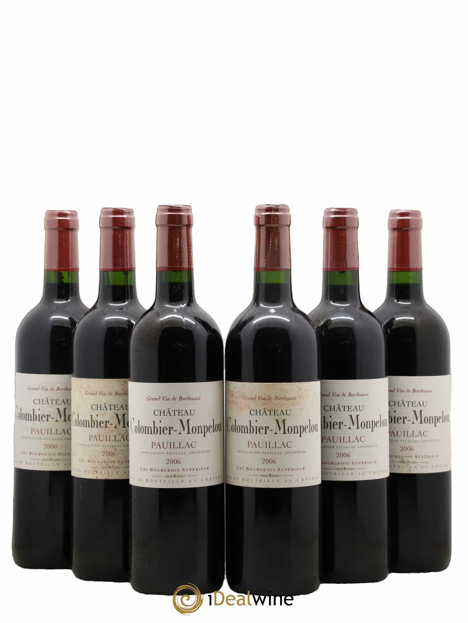 Château Colombier Monpelou Cru Bourgeois 2006 - Lot de 6 bouteilles - 0