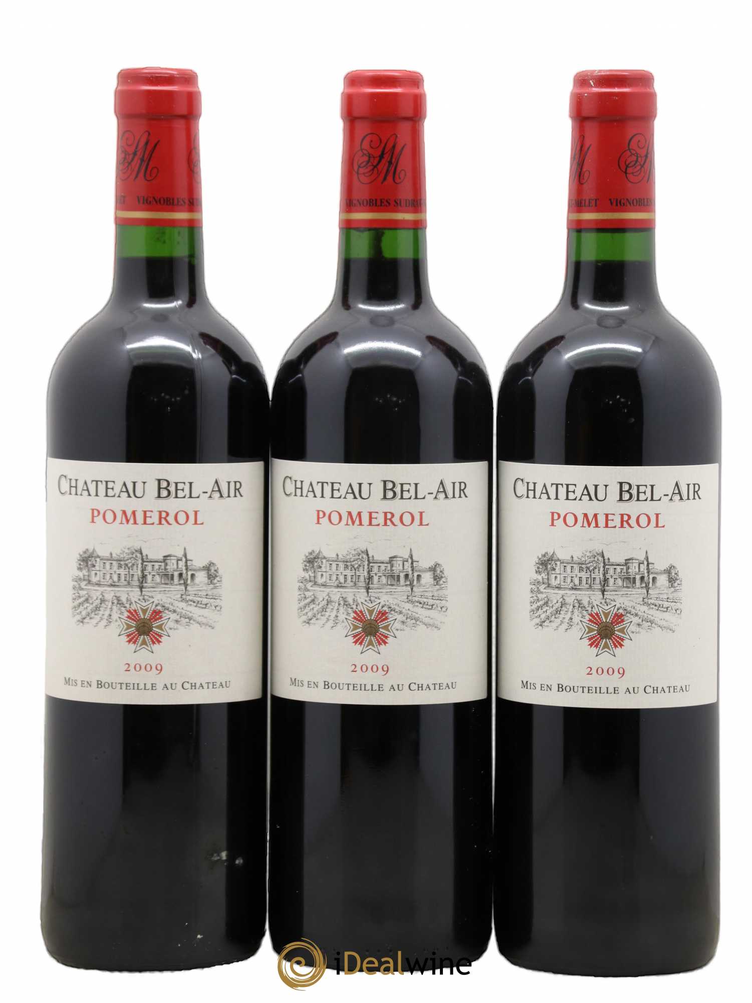 Château Bel Air 2009 - Lot de 3 bouteilles - 0