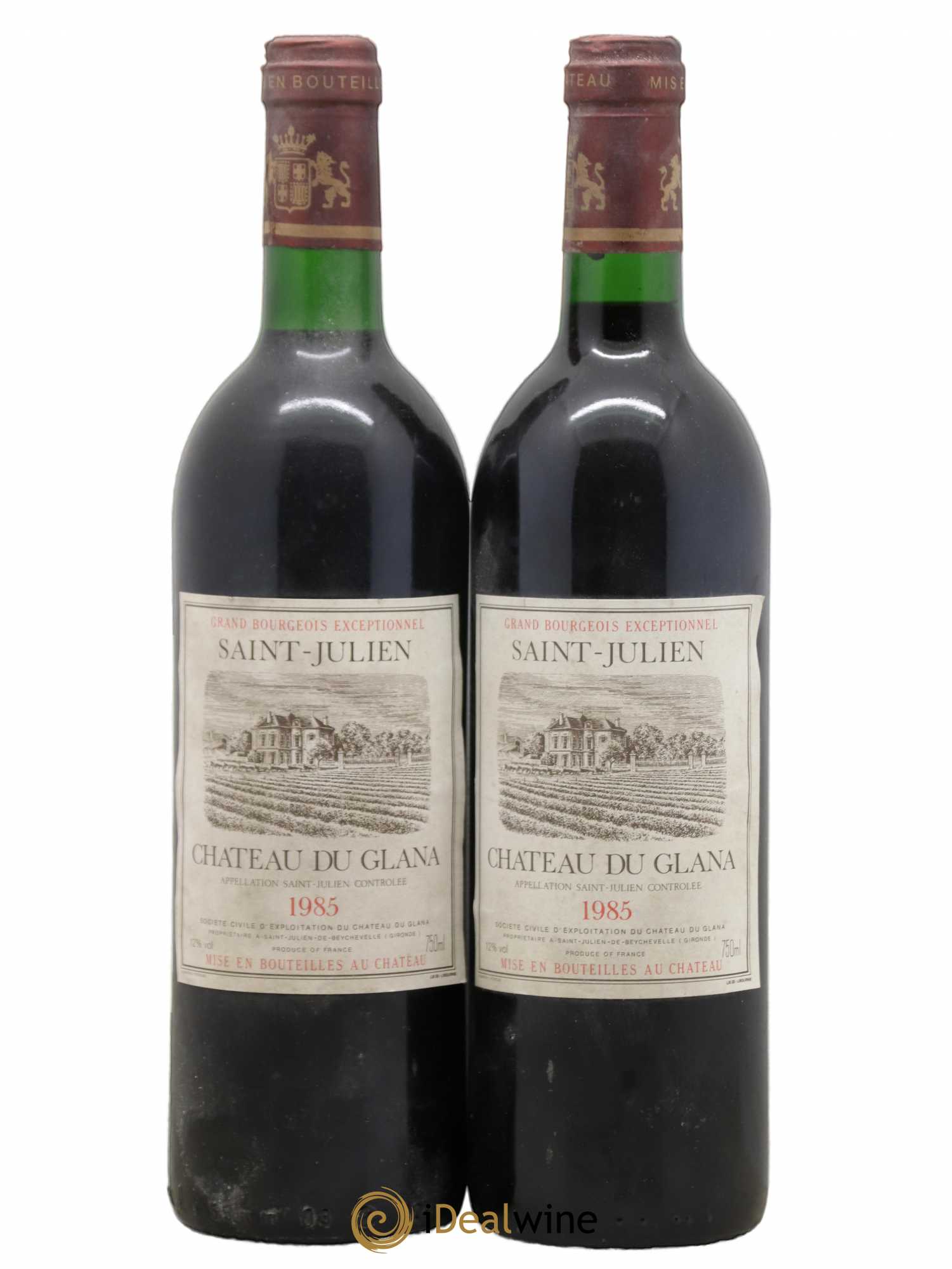Château du Glana 1985 - Lot de 2 bouteilles - 0
