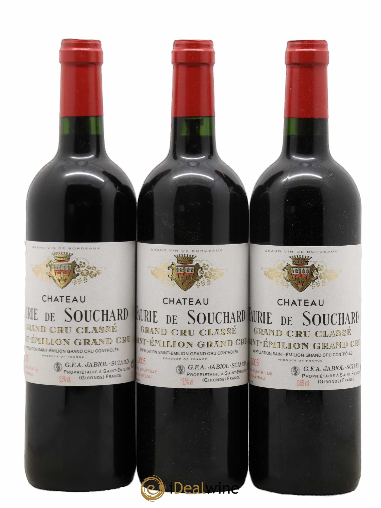 Château Faurie de Souchard Grand Cru Classé 2005 - Lot de 6 bouteilles - 1
