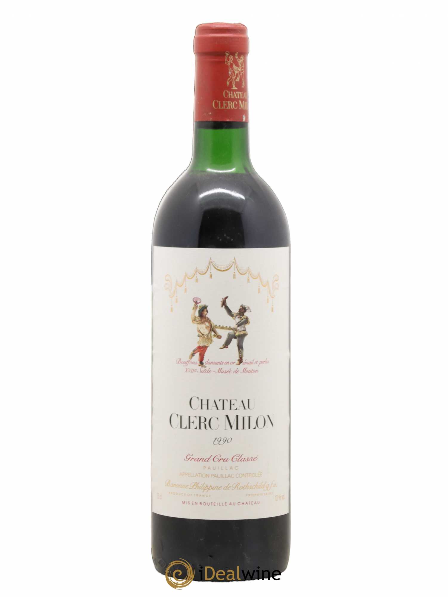 Château Clerc Milon 5ème Grand Cru Classé 1990 - Lot de 1 bouteille - 0