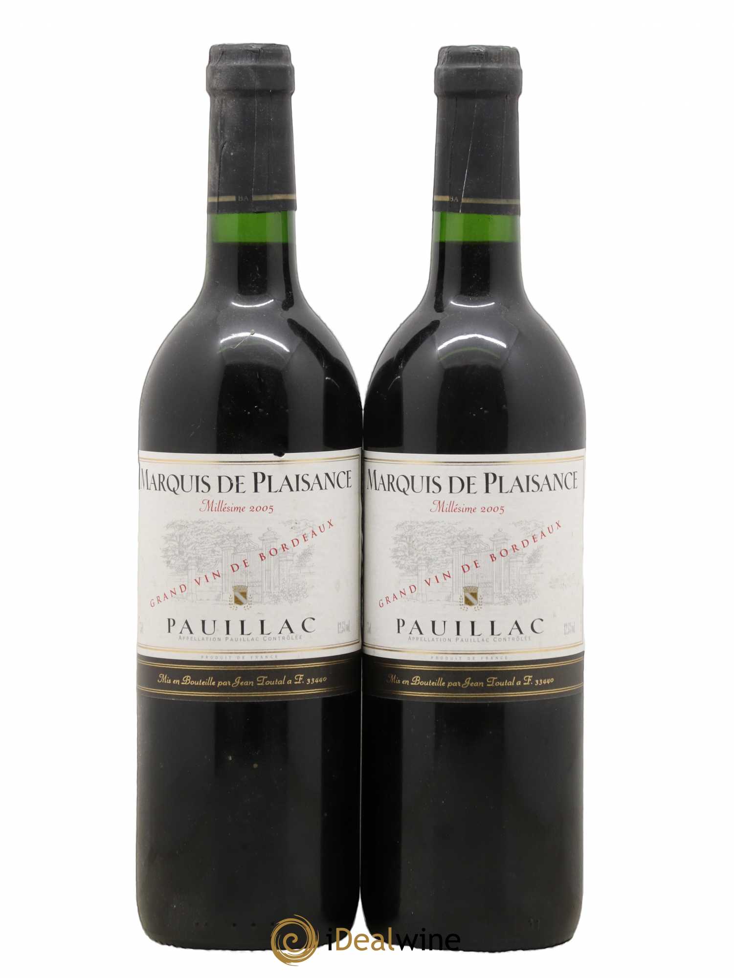 Pauillac Marquis De Plaisance 2005 - Posten von 2 Flaschen - 0