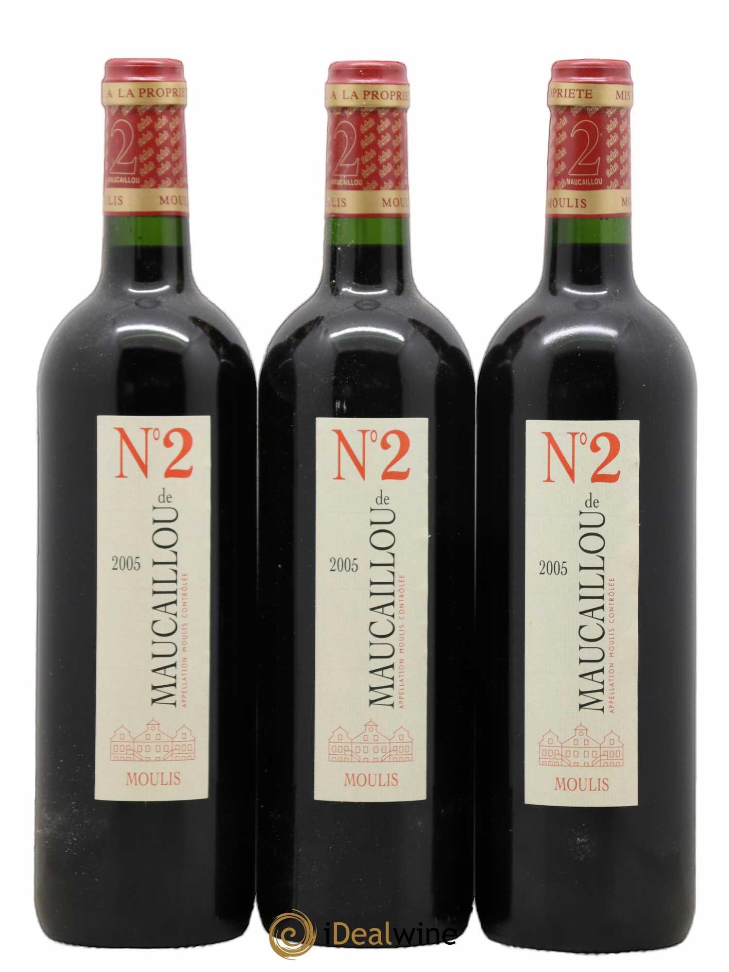 Moulis en Médoc N°2 de Maucaillou 2005 - Lot de 6 bouteilles - 2