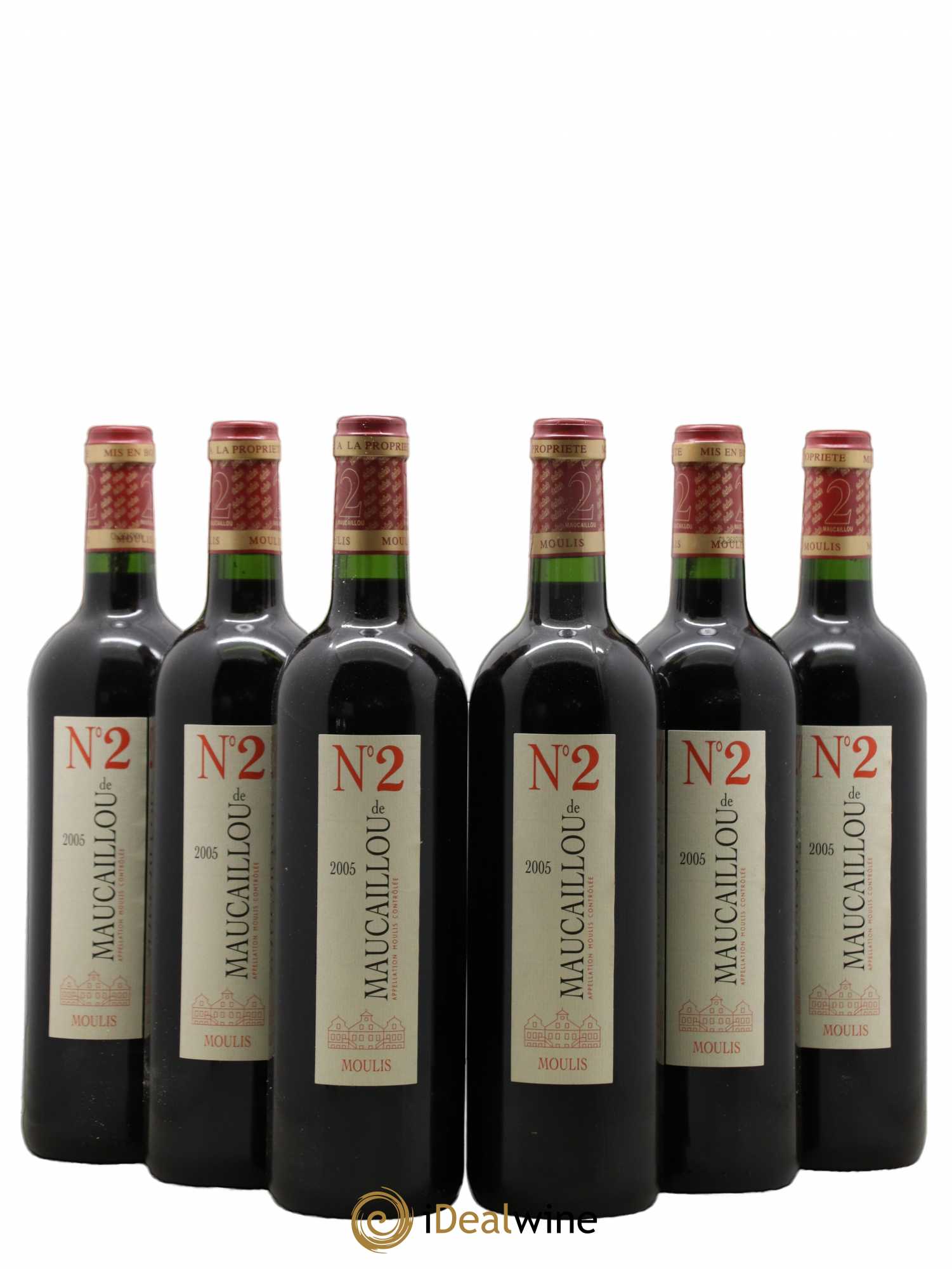 Moulis en Médoc N°2 de Maucaillou 2005 - Lot de 6 bouteilles - 0